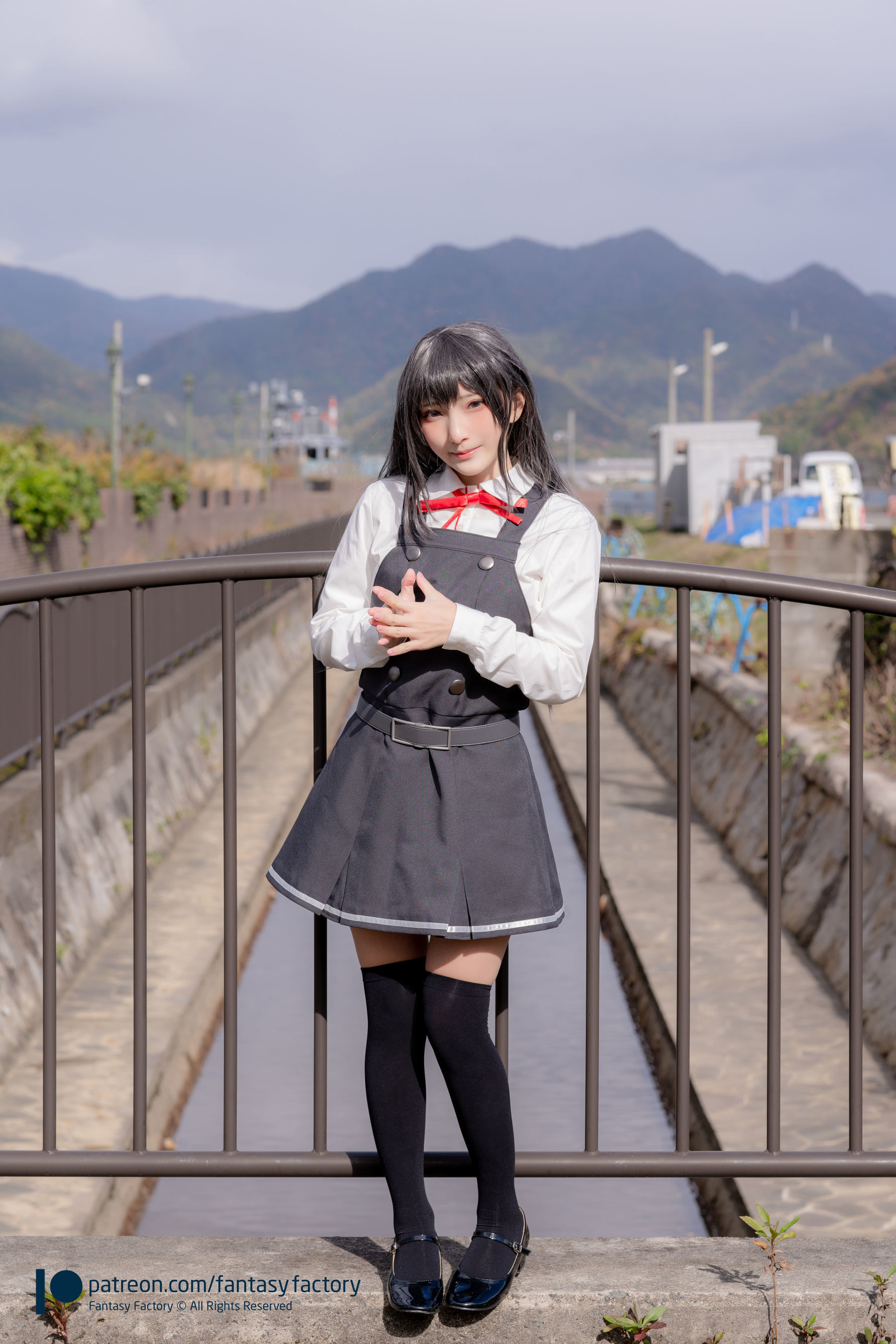 [COS福利] 小丁Cosplay 2020.01 [Fantasy Factory] 黑丝 和服 JK