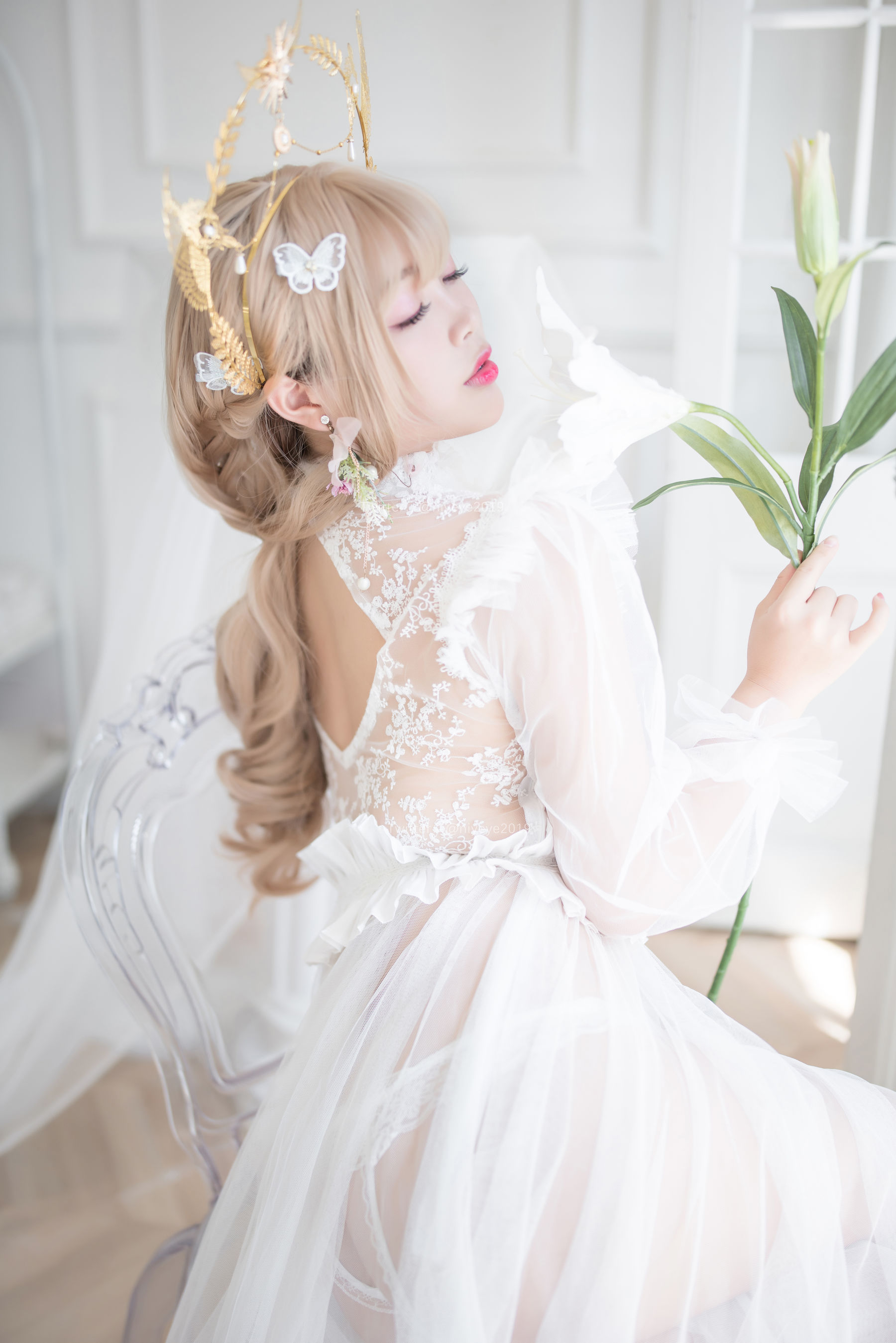 [Cosplay写真] 萌系小姐姐-白烨- - 珍珠花嫁