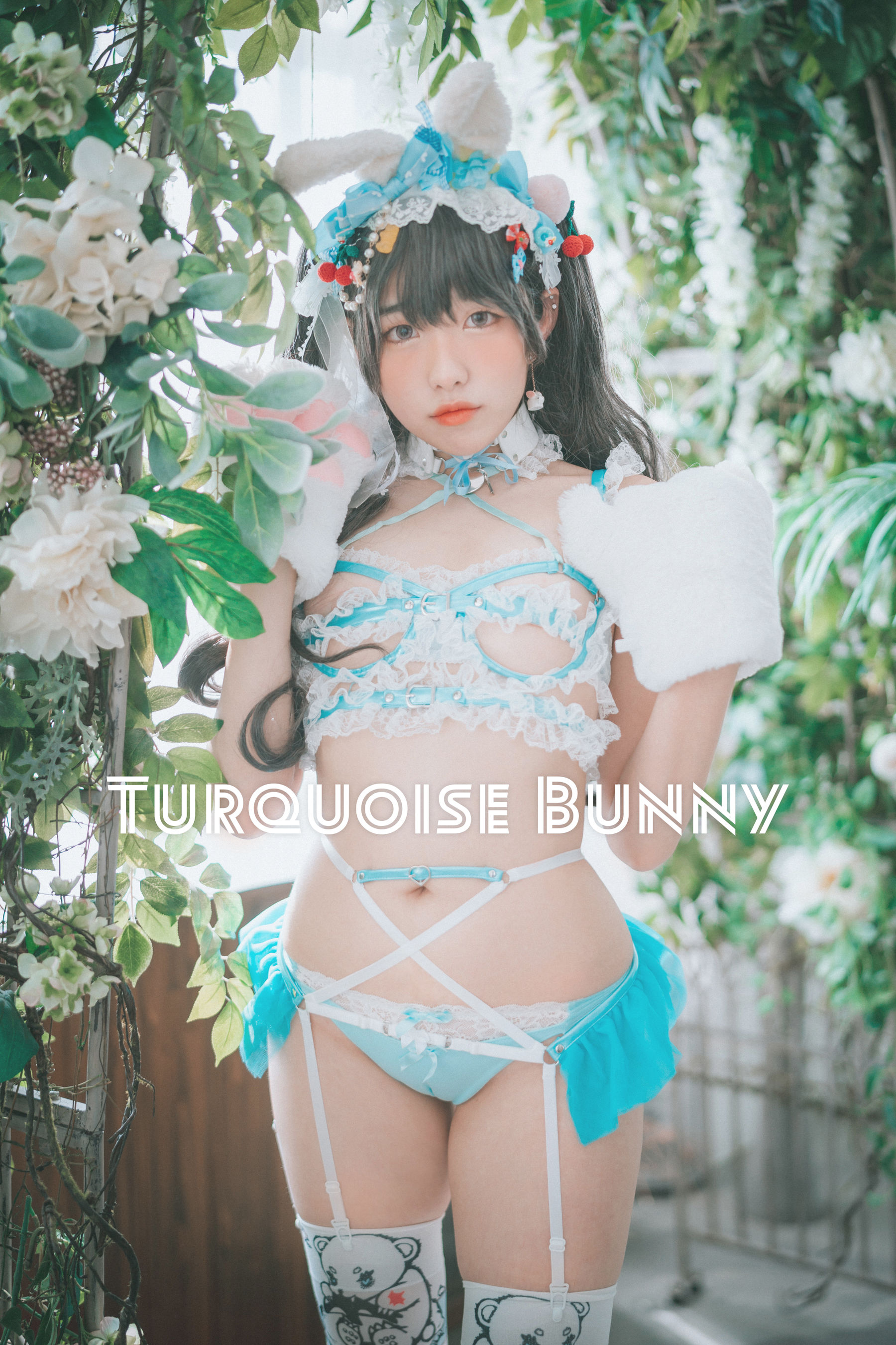 [DJAWA]  Sonson - Turquoise Bunny 写真套图