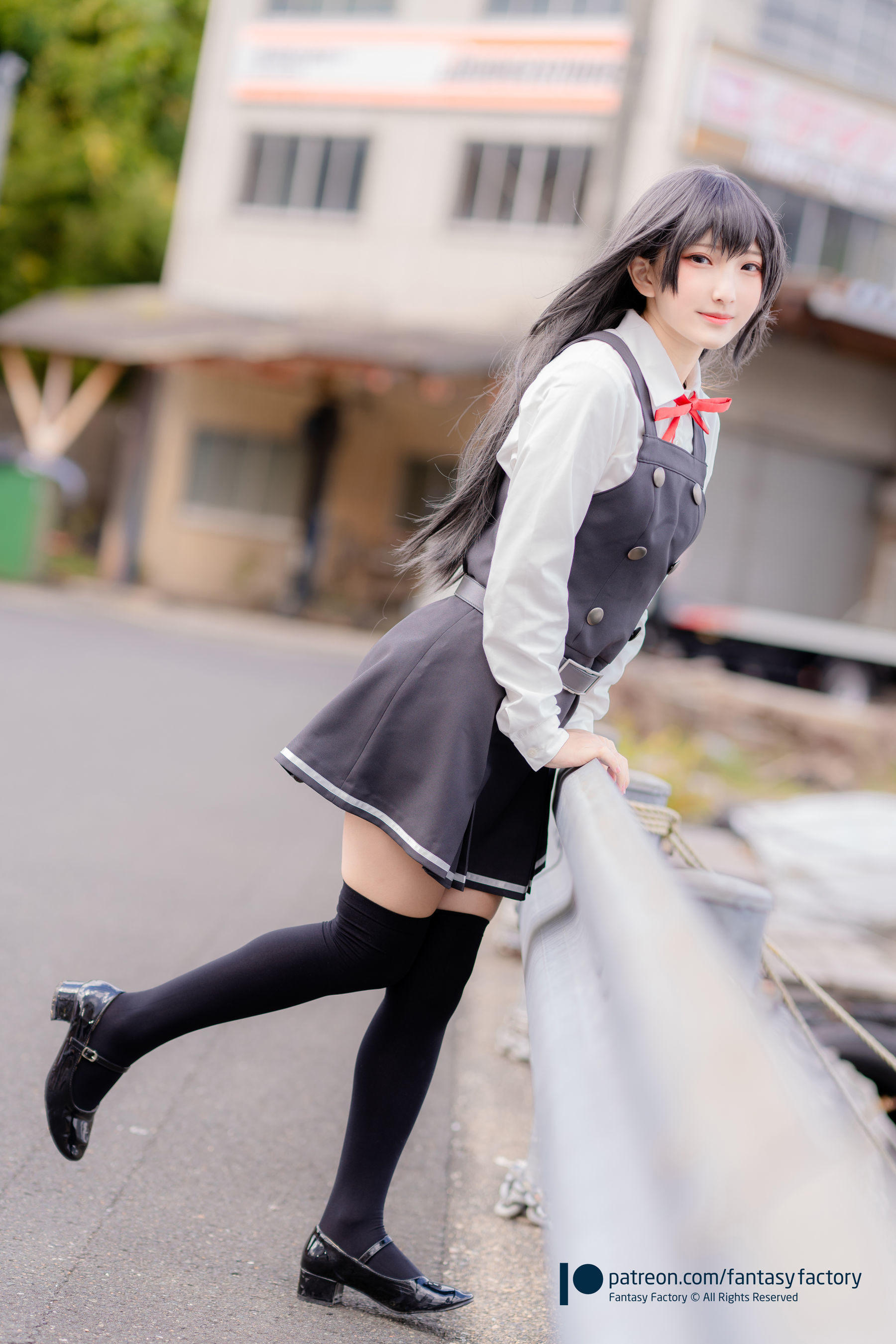 [COS福利] 小丁Cosplay 2020.01 [Fantasy Factory] 黑丝 和服 JK