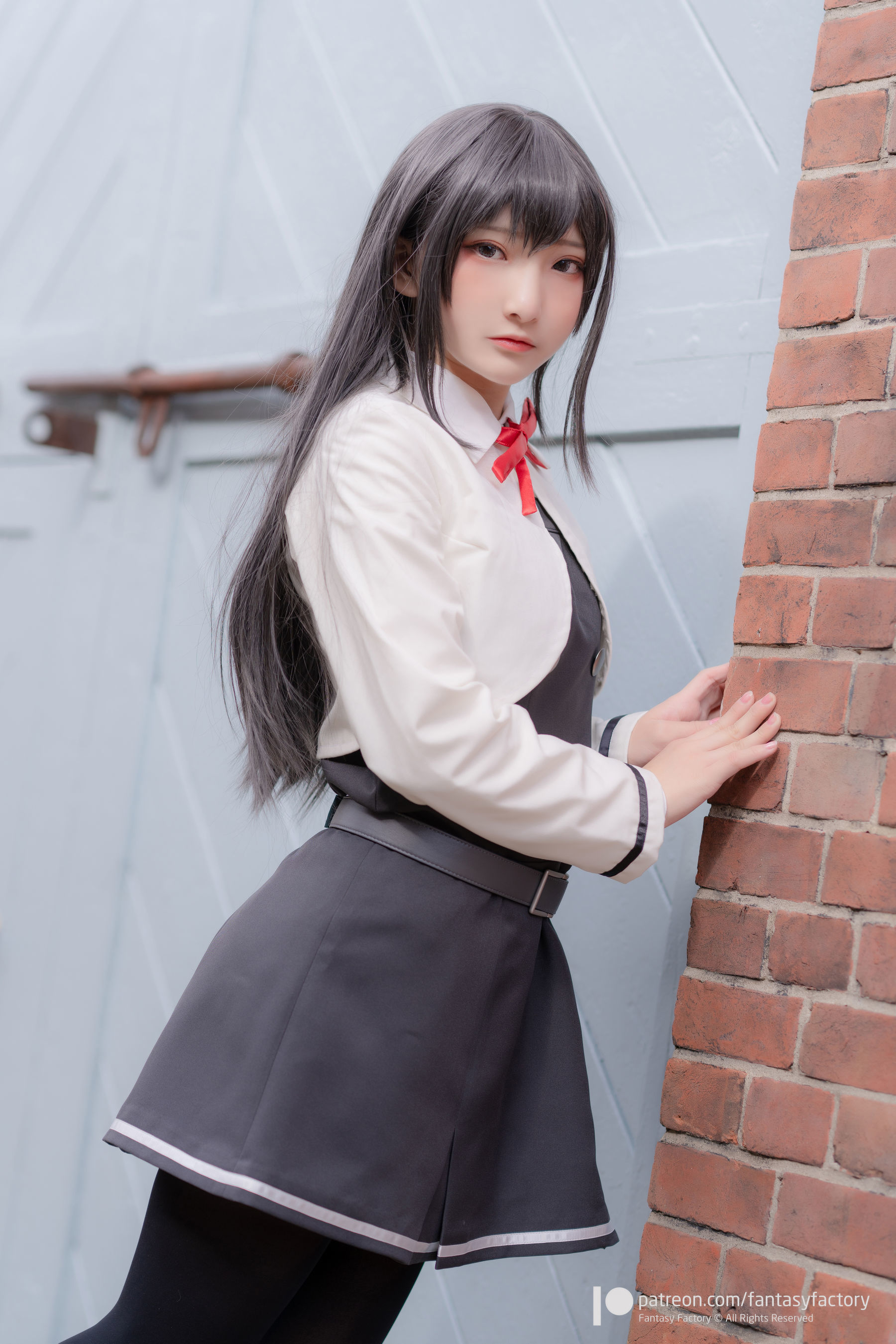 [COS福利] 小丁Cosplay 2020.01 [Fantasy Factory] 黑丝 和服 JK