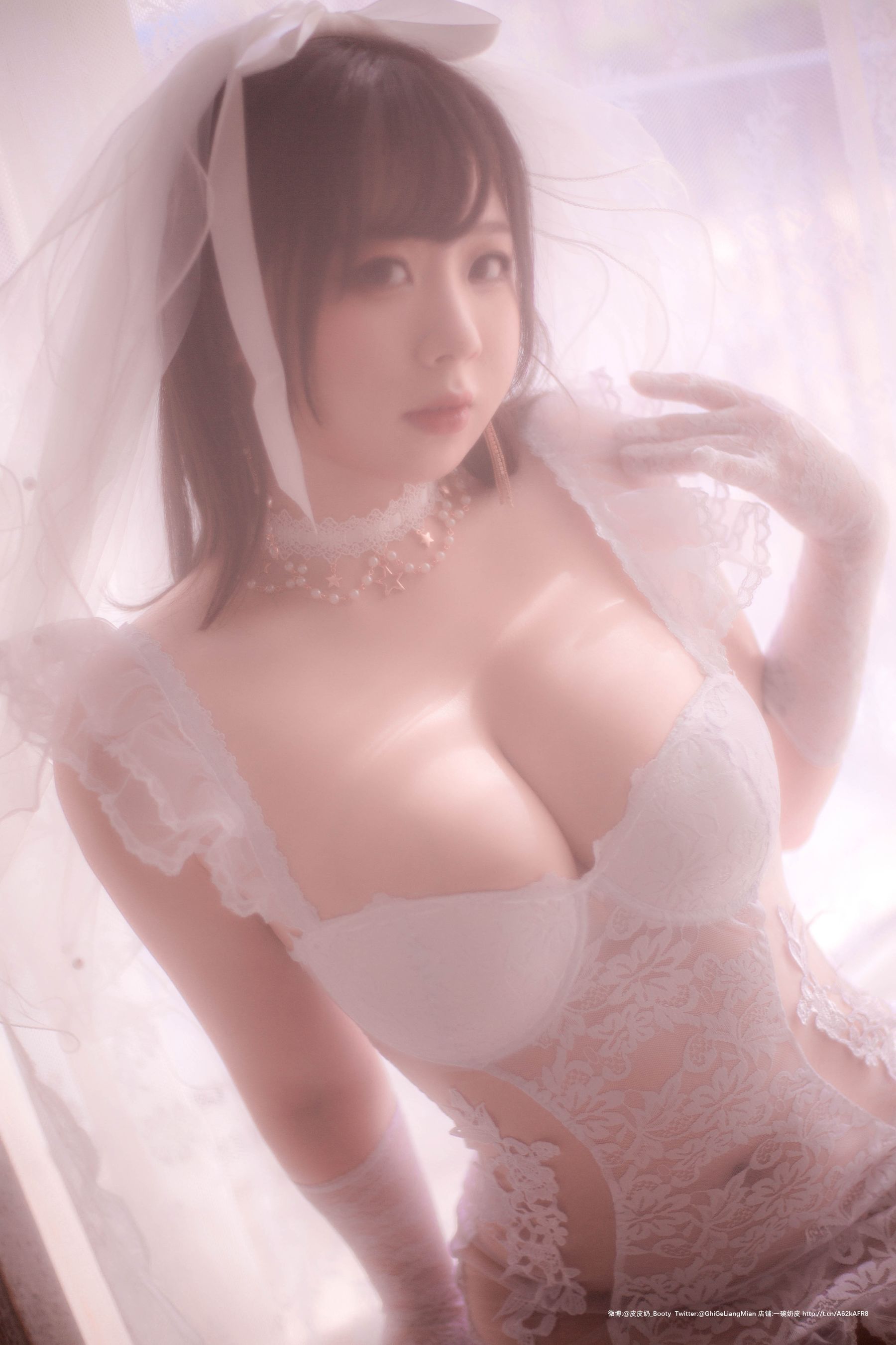 [Cosplay写真] 皮皮奶可可爱了啦 - 朦胧婚纱