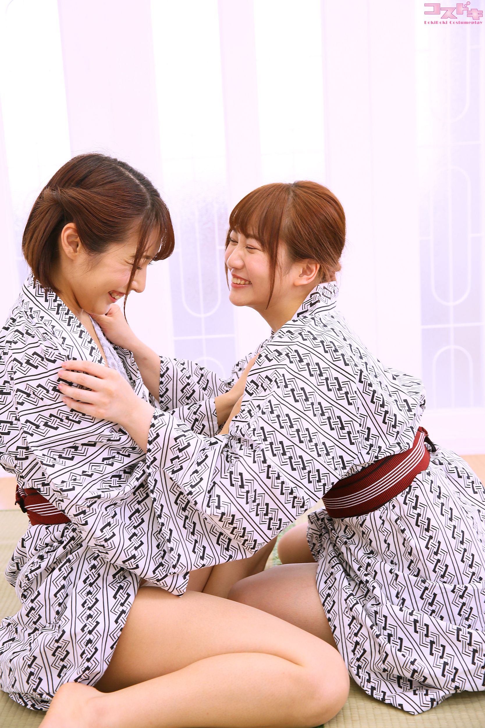 [Cosdoki] Yuri Shinomiya 篠宮ゆり x Miku Abeno 阿部乃みく abenoshinomiya_pic_yukata1