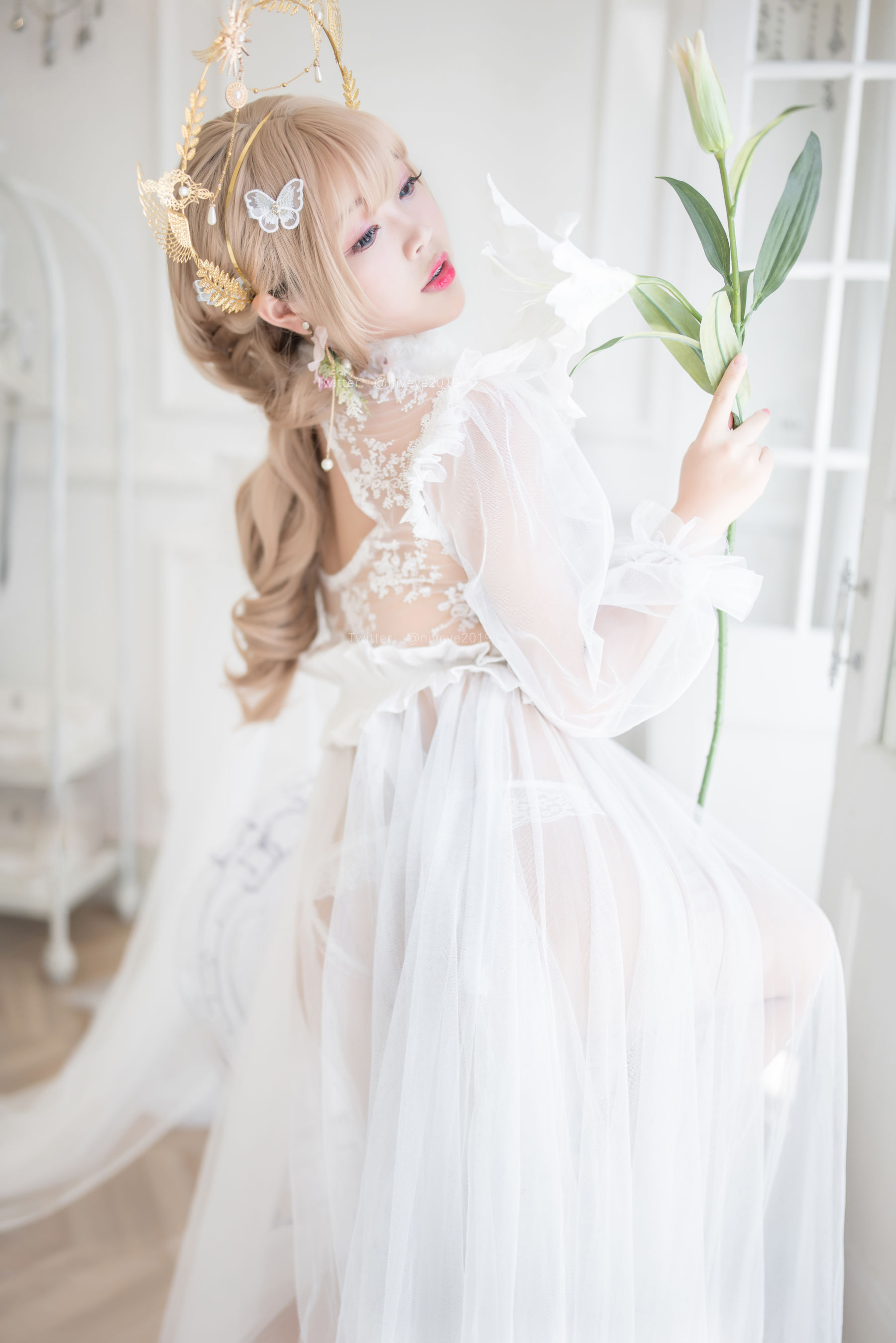 [Cosplay写真] 萌系小姐姐-白烨- - 珍珠花嫁