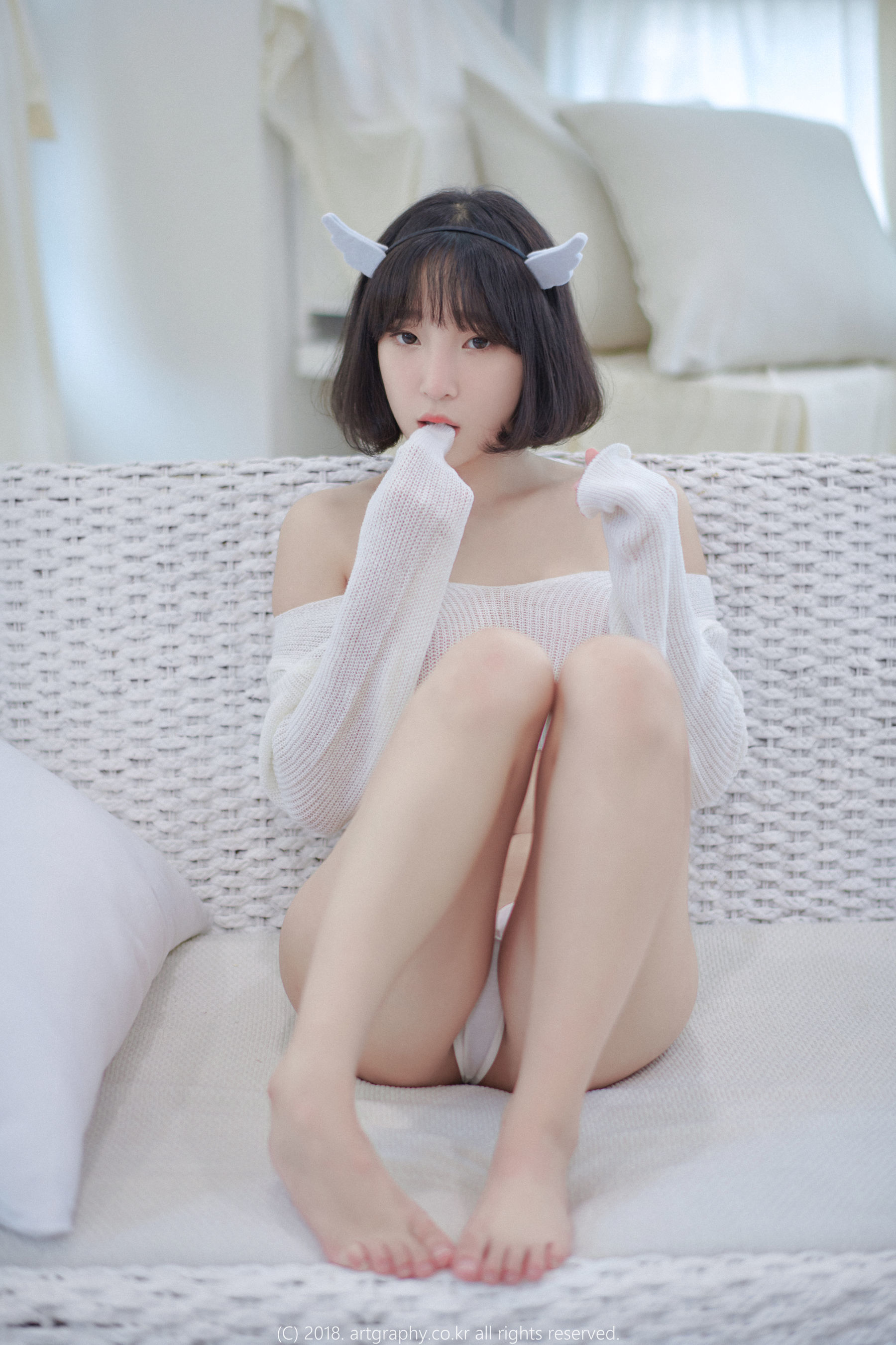 [ARTGRAVIA] VOL.039 巨乳少女姜仁卿 - 白猫少女+奶牛尤物