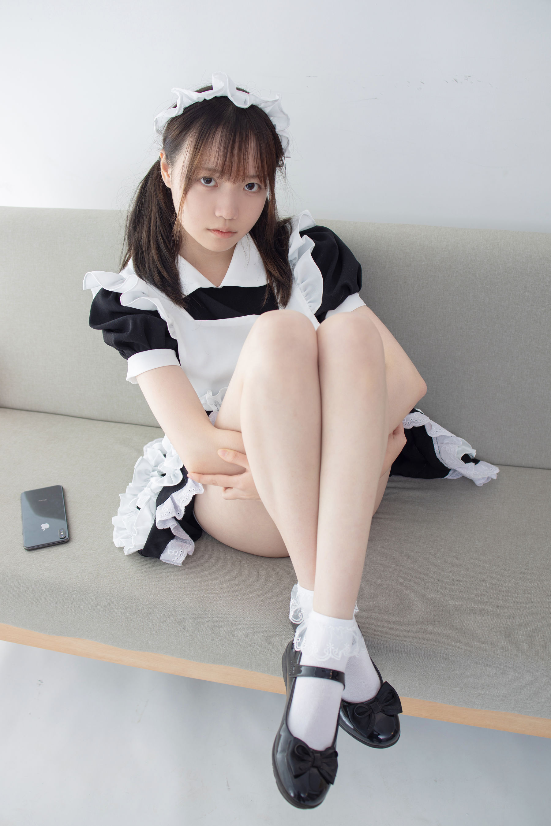 [森萝财团] JKFUN-053 Aika 蕾丝花边短袜女仆