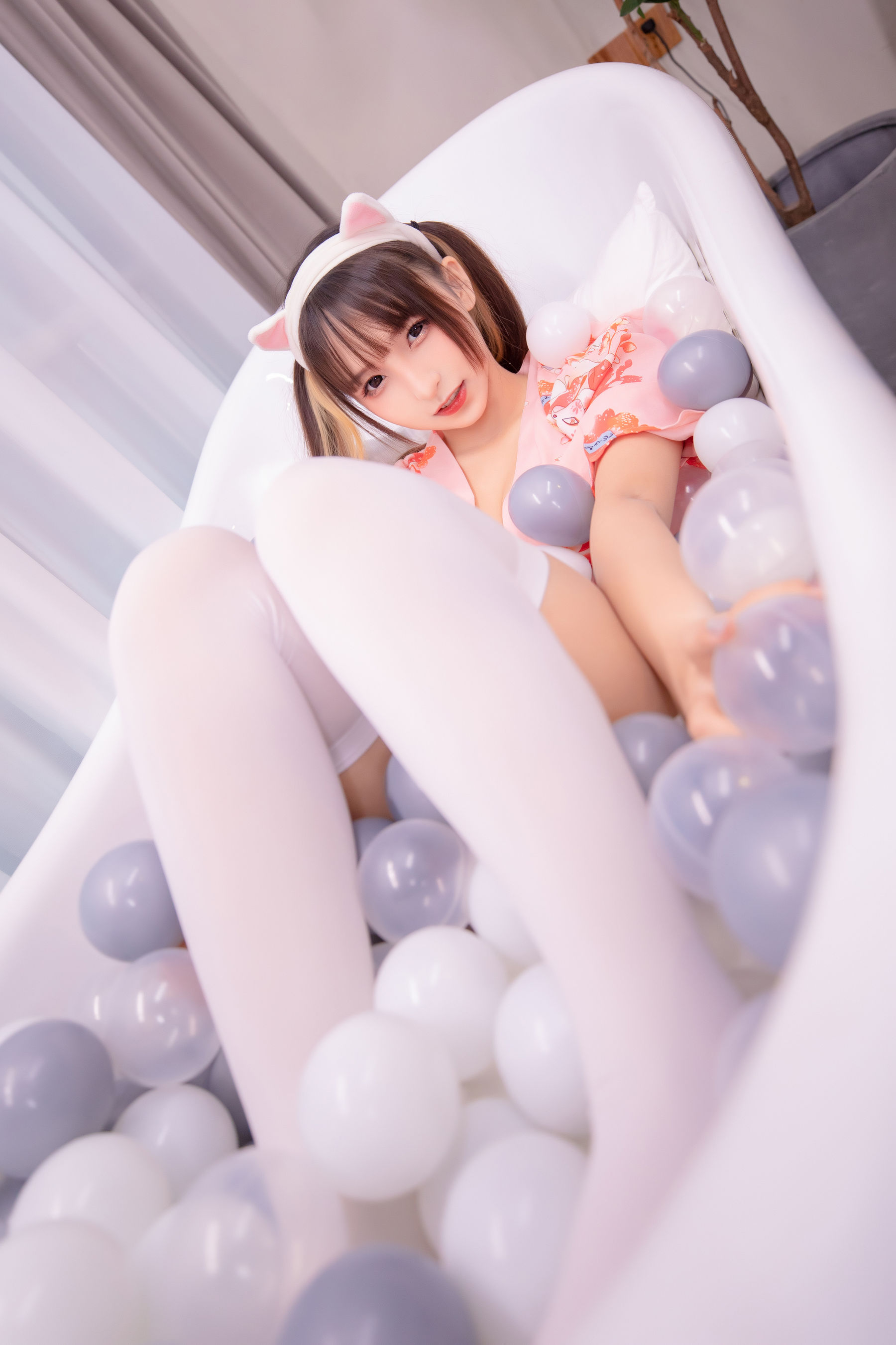 [Cosplay] 萝莉神楽板真冬之ガールズパフェ - 雪糕少女