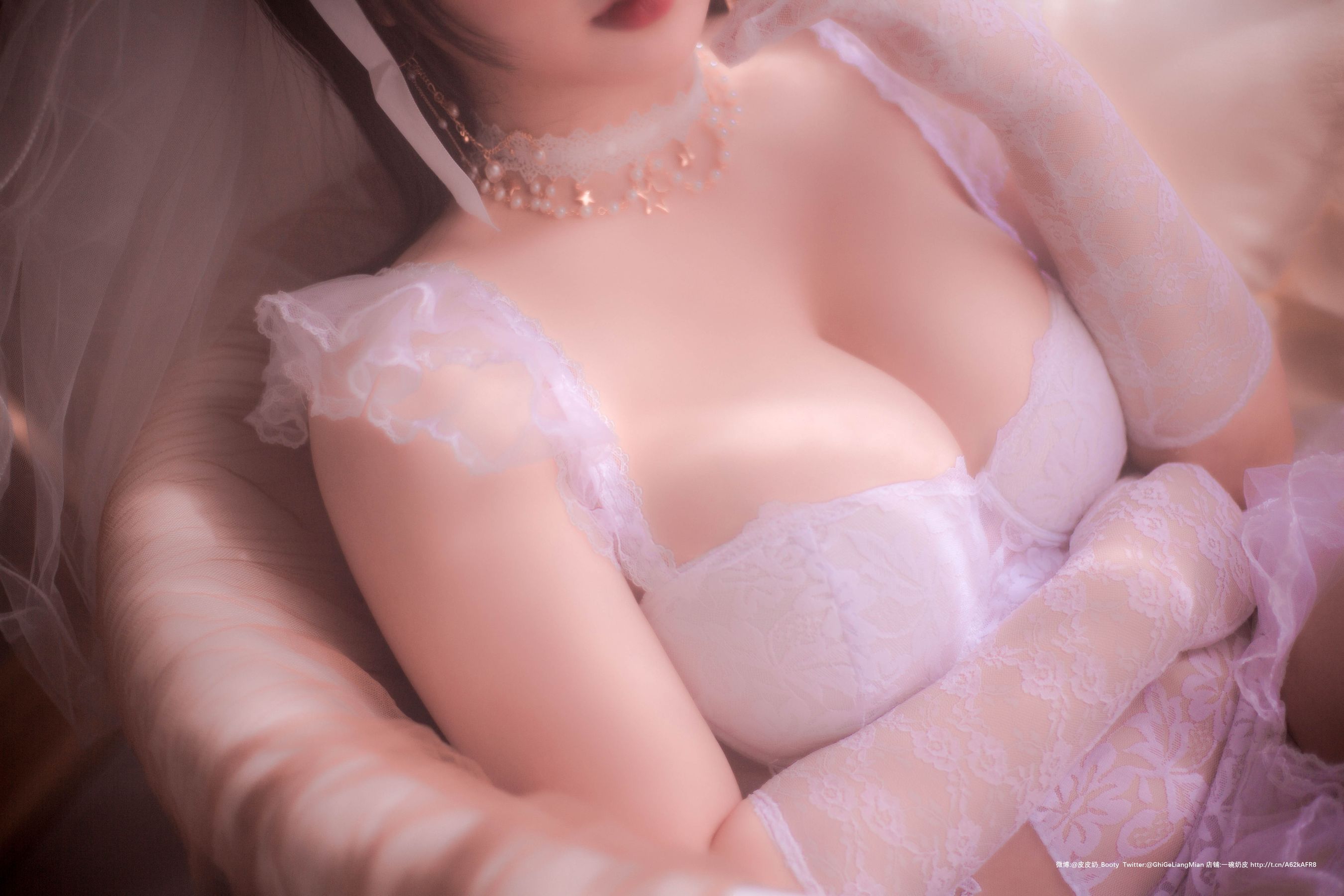 [Cosplay写真] 皮皮奶可可爱了啦 - 朦胧婚纱