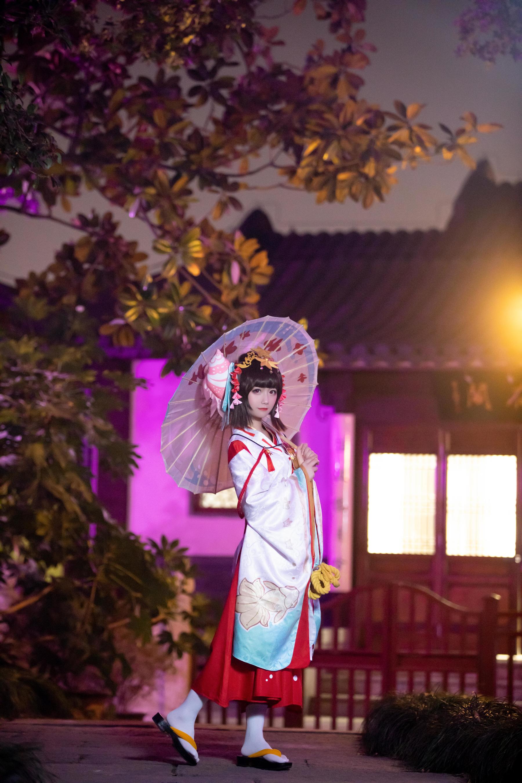 [Cosplay写真] 动漫博主弦音sic - 阴阳师 神乐