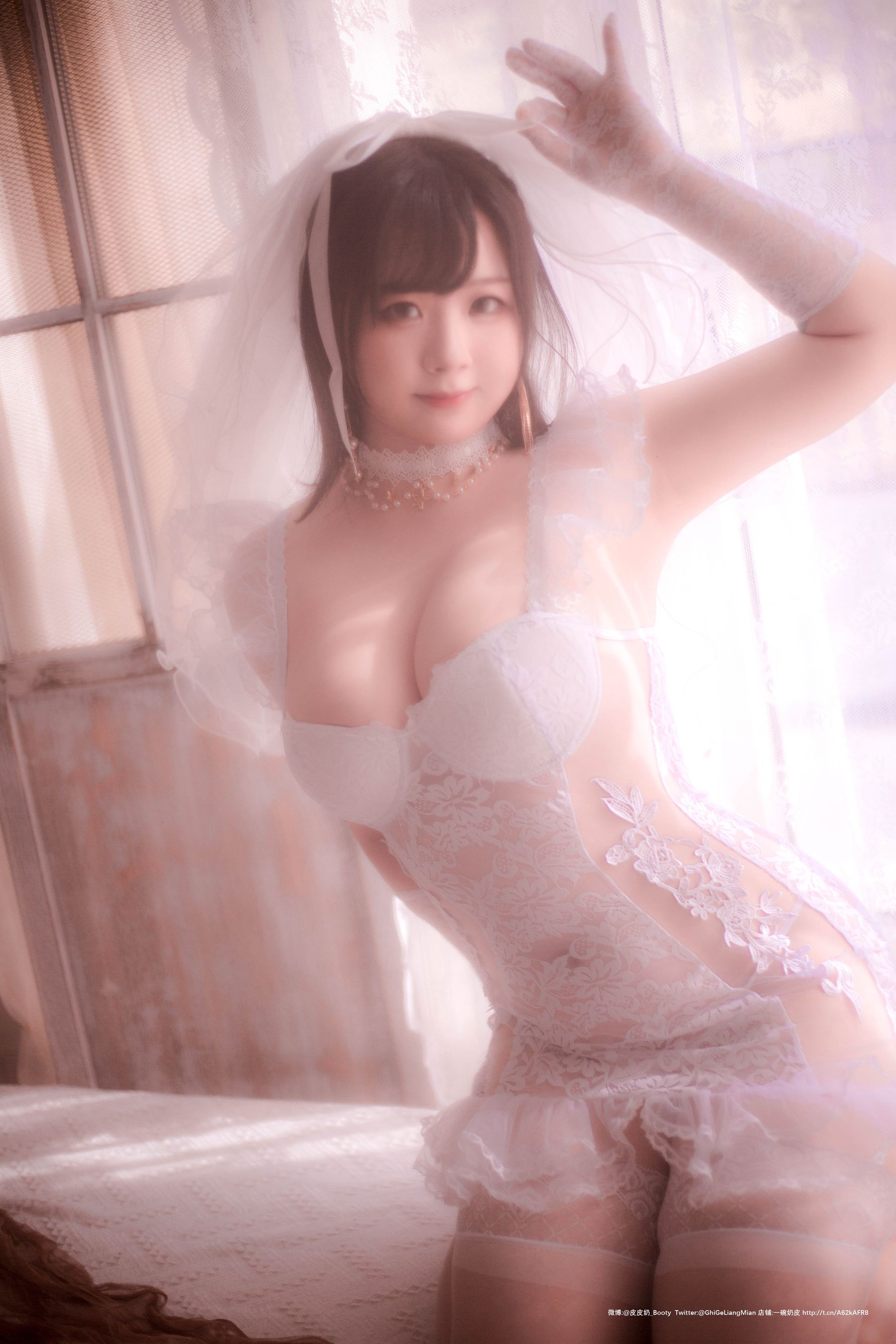 [Cosplay写真] 皮皮奶可可爱了啦 - 朦胧婚纱