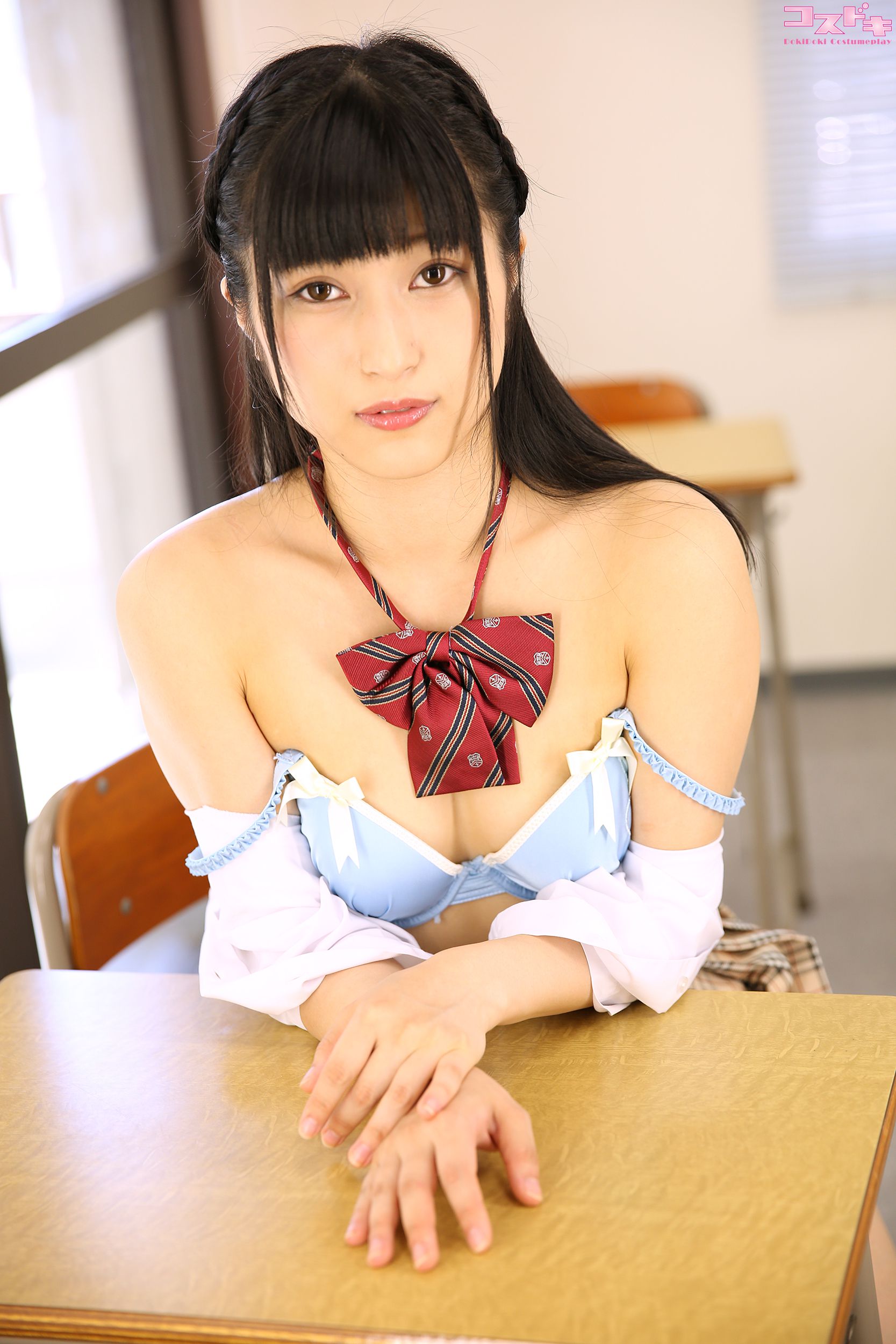[Cosdoki] Aine Kagura 神楽アイネ kaguraaine_pic_seifuku1+2