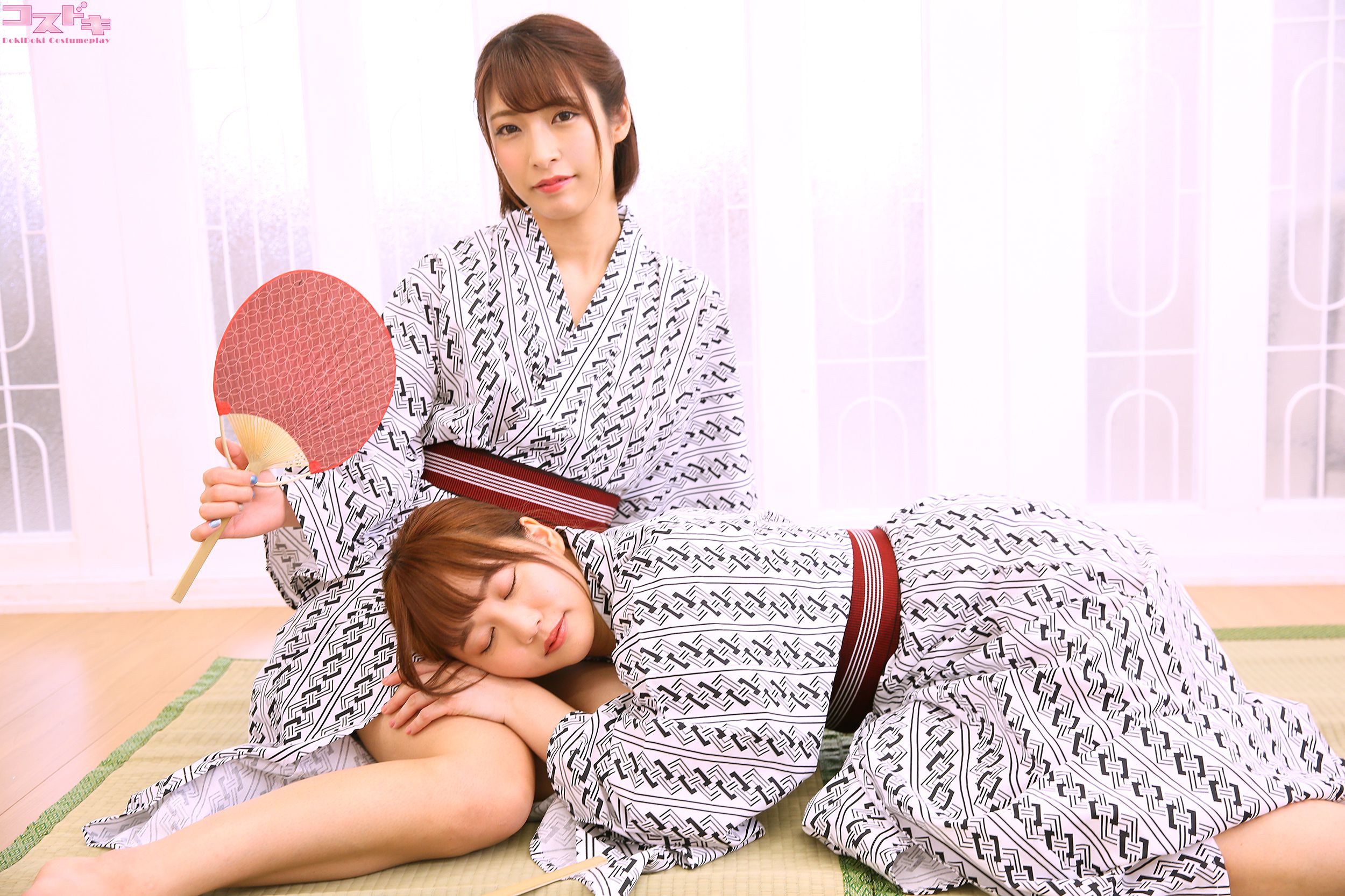 [Cosdoki] Yuri Shinomiya 篠宮ゆり x Miku Abeno 阿部乃みく abenoshinomiya_pic_yukata1