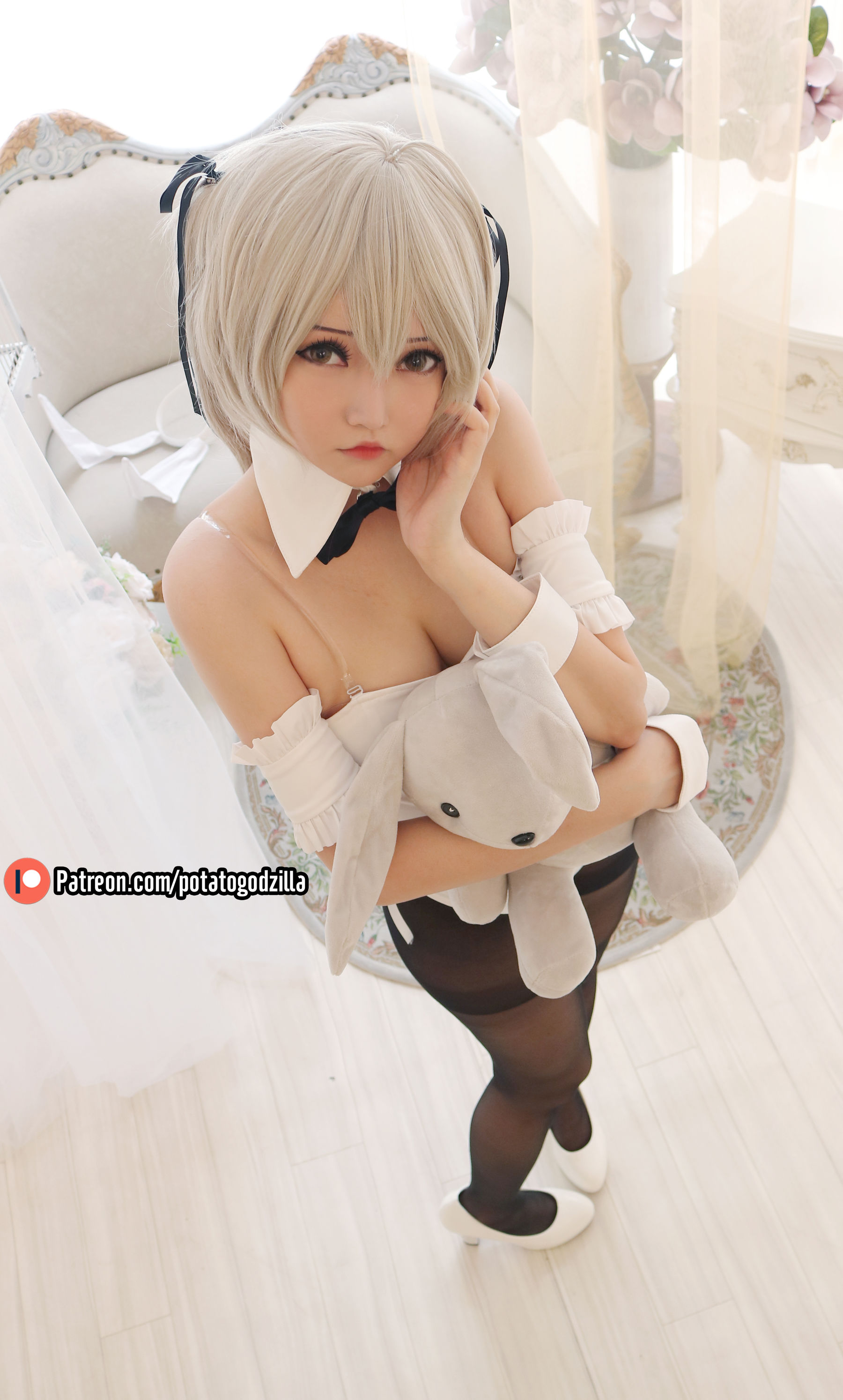 [COS福利] Coser小姐姐Potato Godzilla - Sora Kasugano Bunny Suit