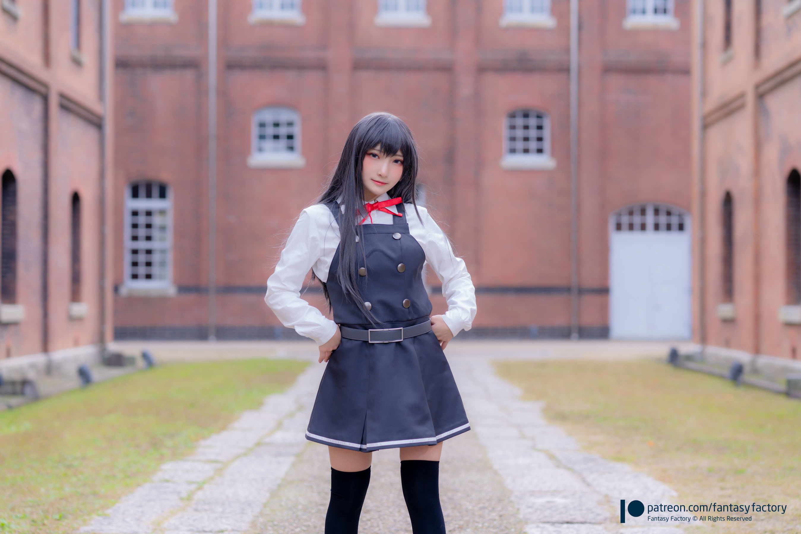 [COS福利] 小丁Cosplay 2020.01 [Fantasy Factory] 黑丝 和服 JK