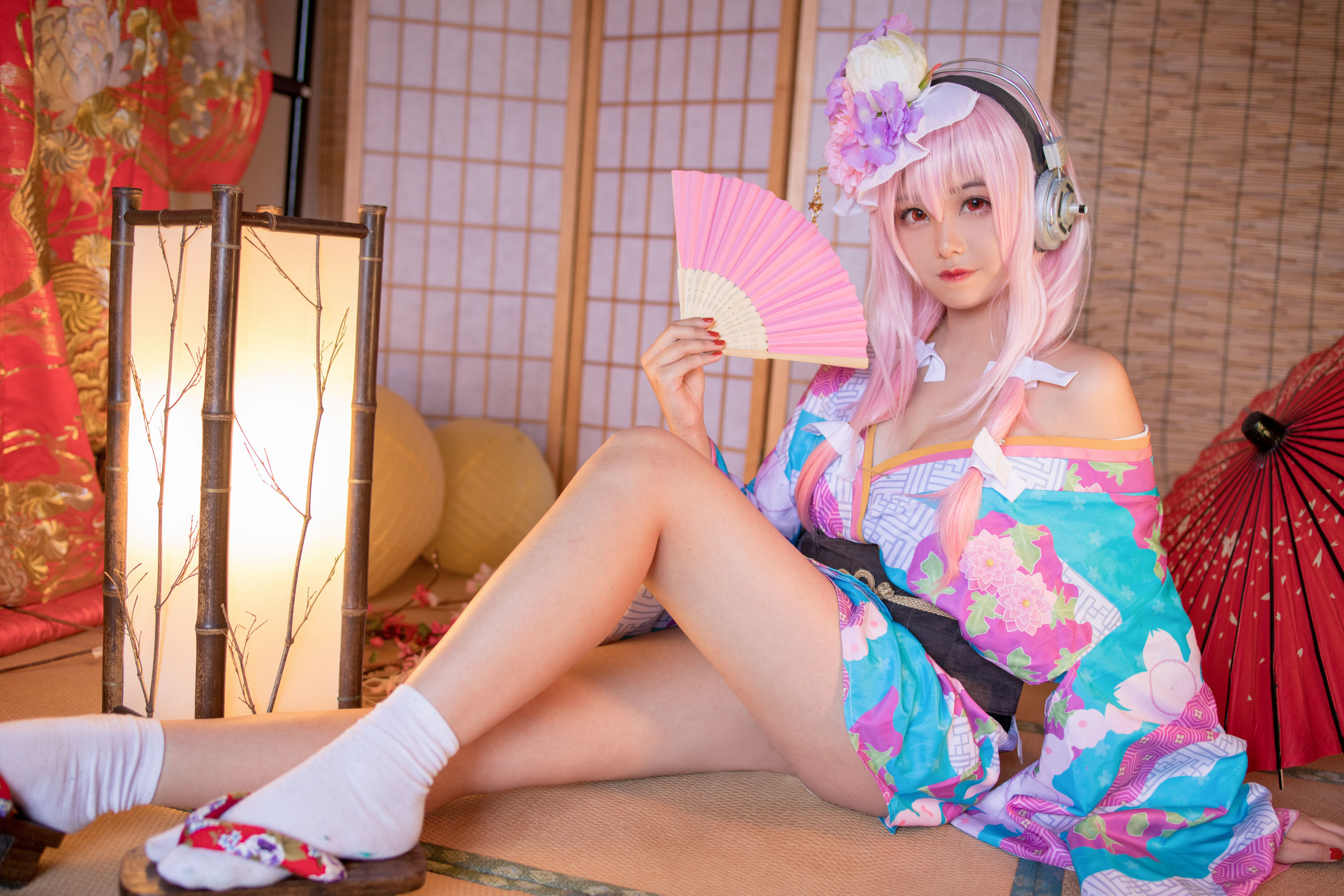 [Cosplay写真] 萌系小姐姐蜜汁猫裘 - 索尼子和服