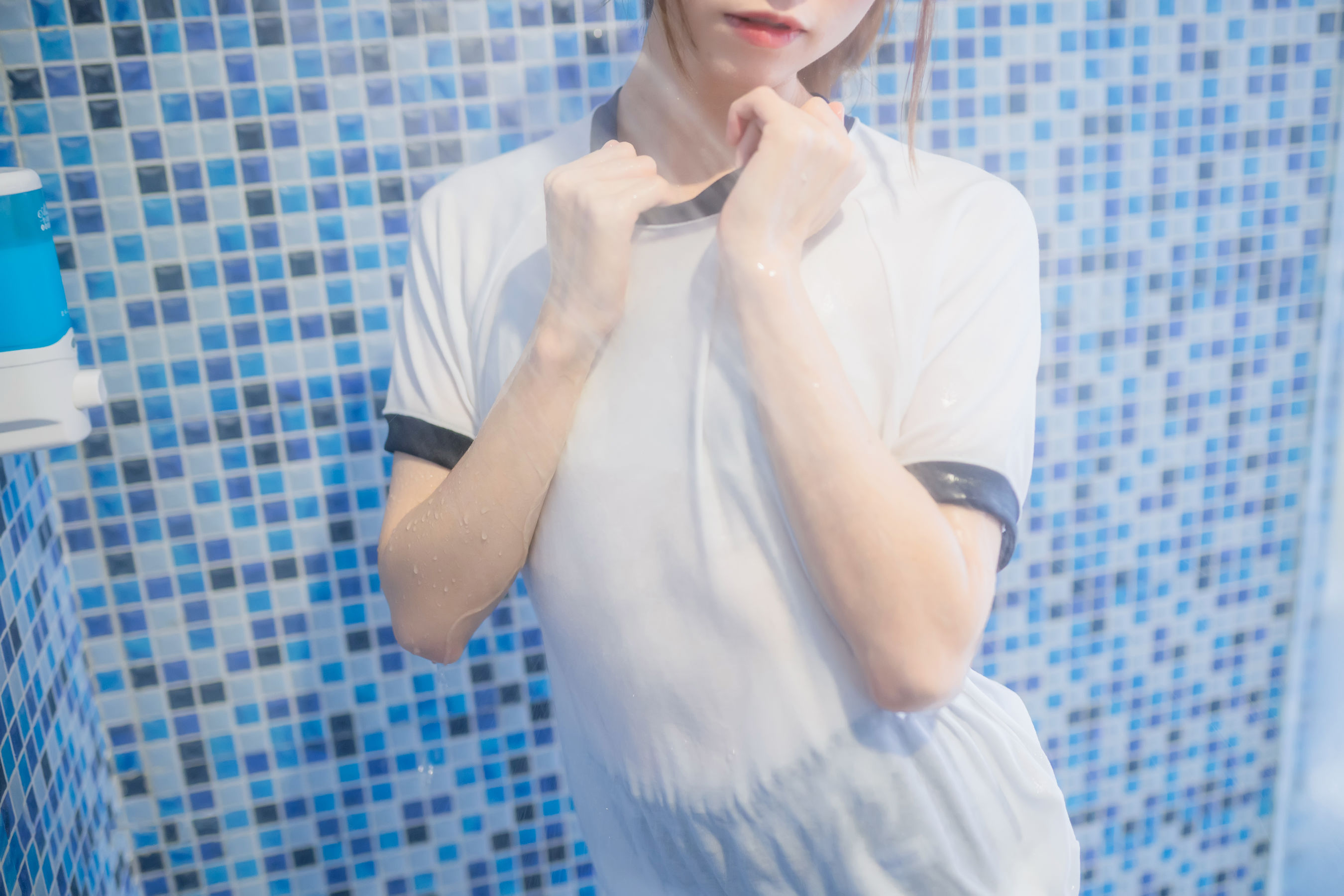 [Cosplay] 动漫博主Kitaro_绮太郎 - 湿身体操服