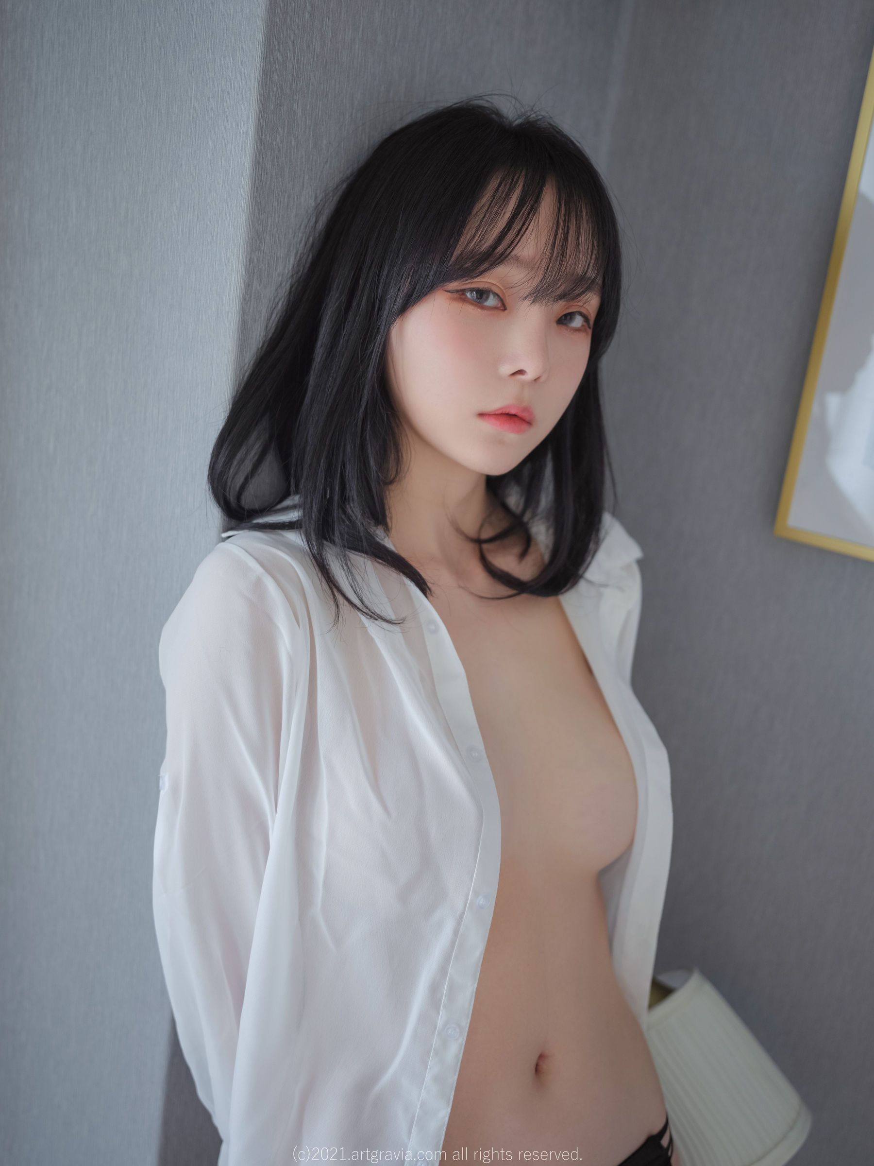 [ARTGRAVIA] VOL.261 Ming Sunha - 白衬衫女友居家诱惑