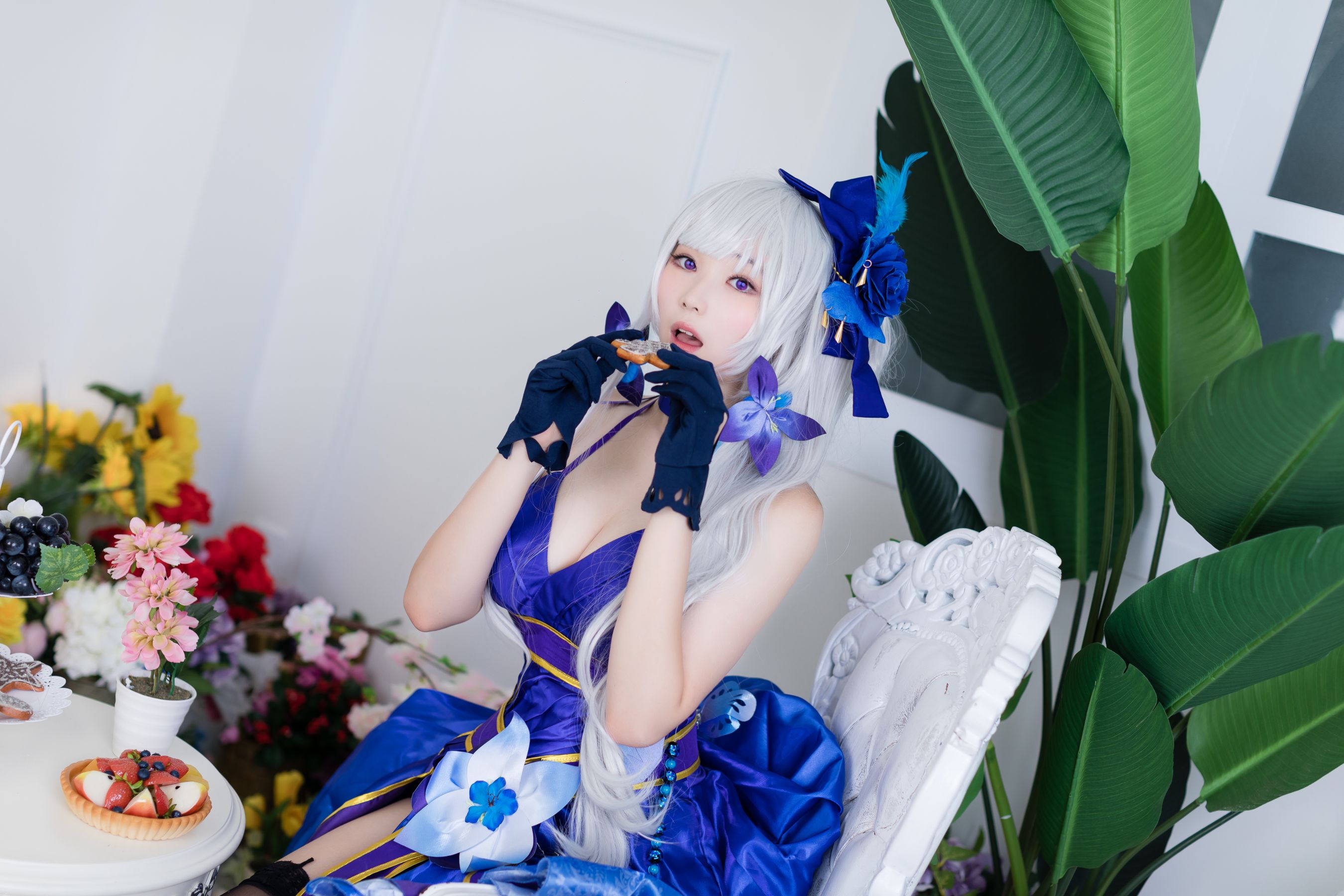 [ARTGRAVIA] 韩国妹子 BamBi写真 - Azur Lane - Illustrious (Never-Ending Tea Party ver.)