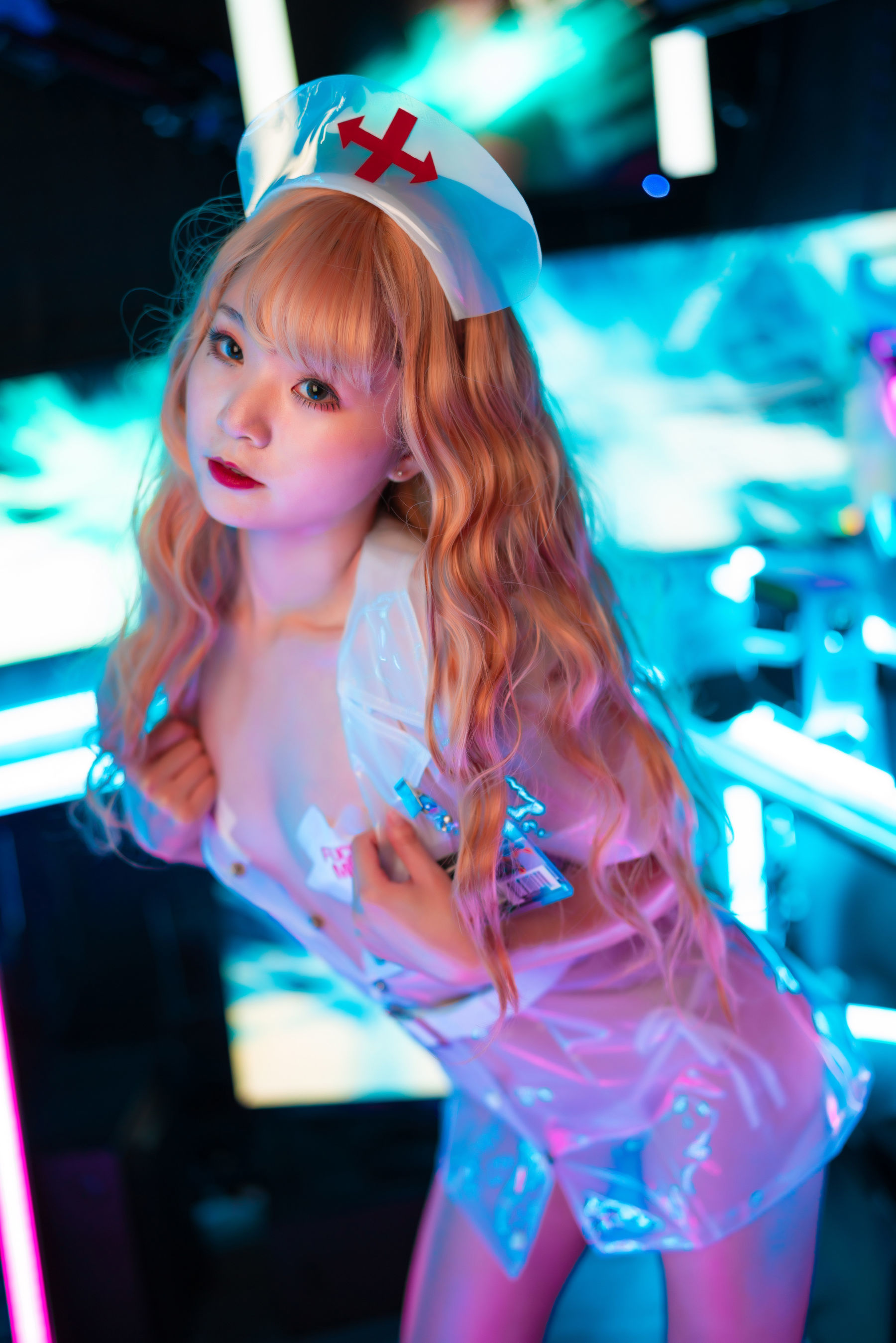 [网红COSER] 萌妹是青水 - 歪萌护士