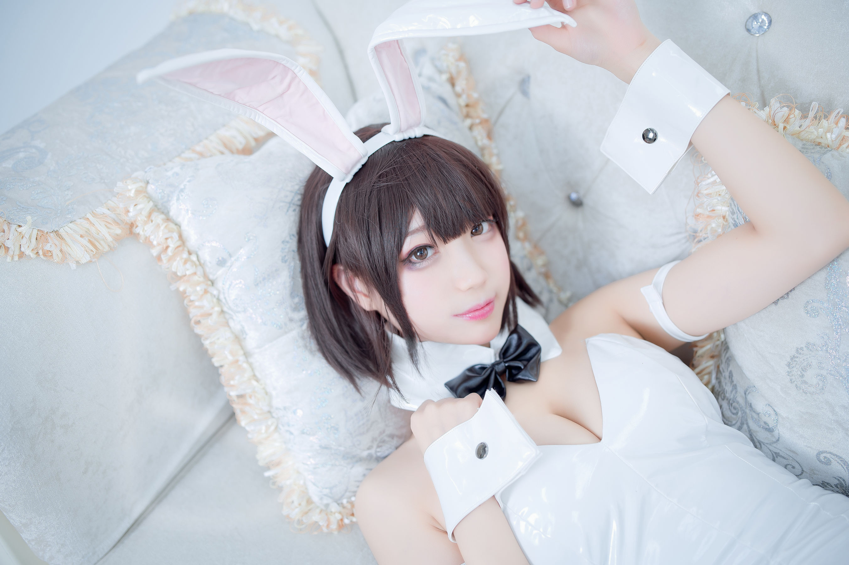 [COS福利] 周叽是可爱兔兔 - 加藤惠兔女郎