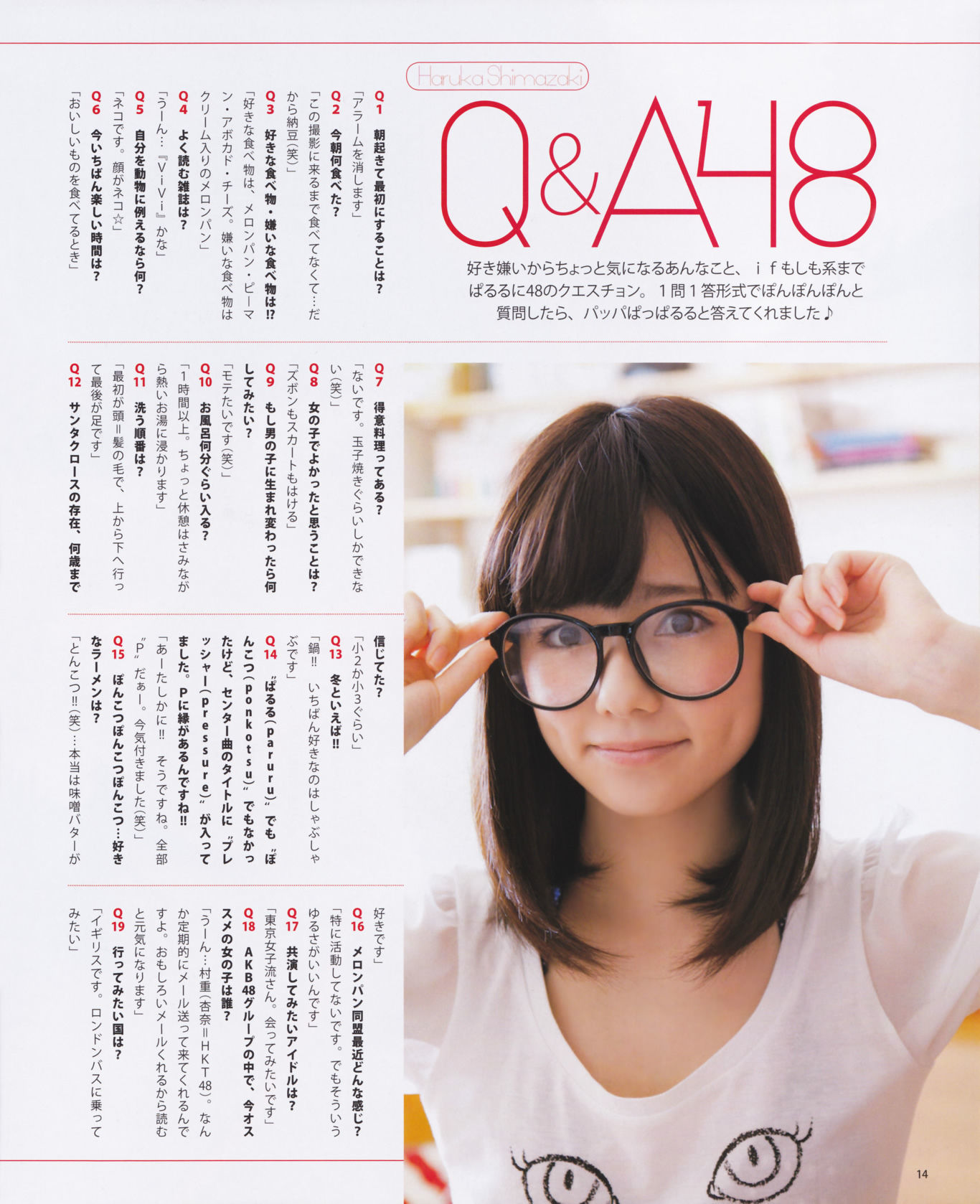 [Bomb Magazine] 2013年No.01 岛崎遥香 桑原みずき