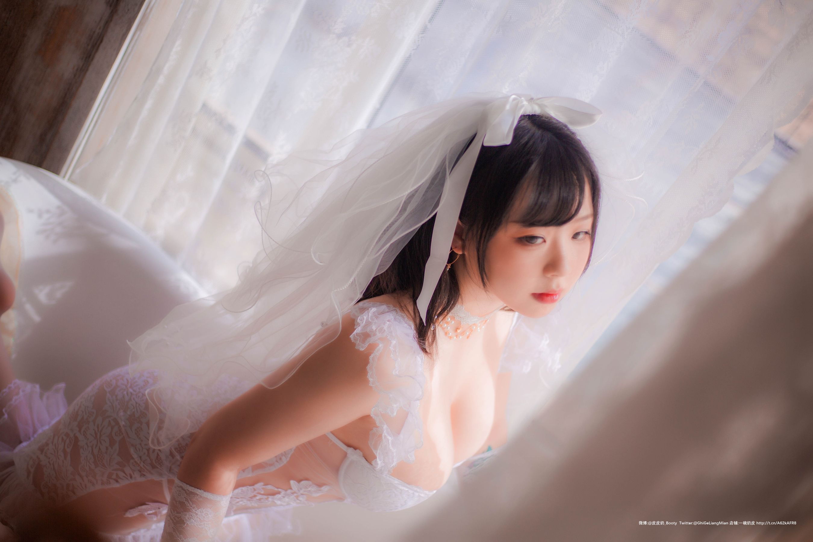 [Cosplay写真] 皮皮奶可可爱了啦 - 朦胧婚纱