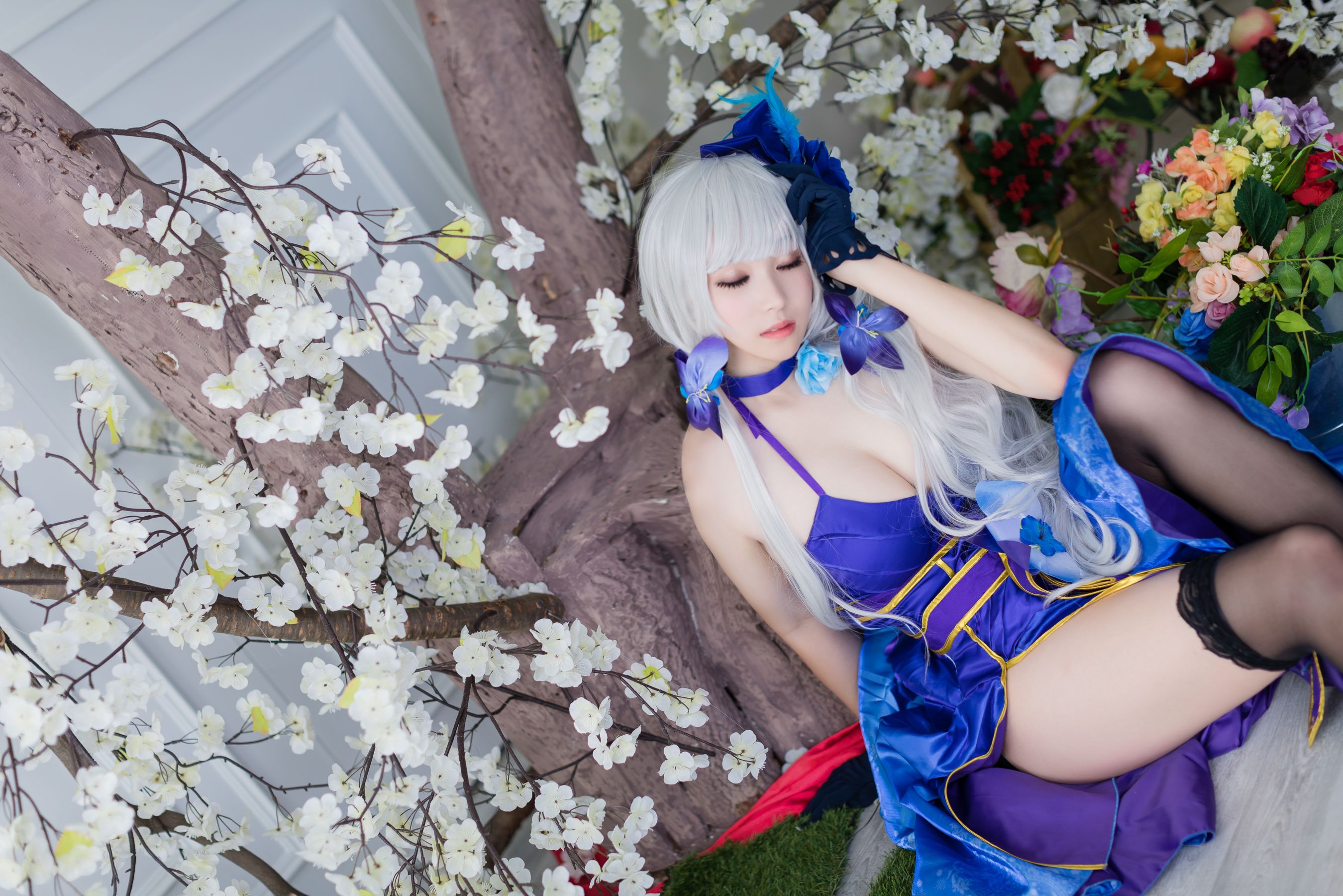 [ARTGRAVIA] 韩国妹子 BamBi写真 - Azur Lane - Illustrious (Never-Ending Tea Party ver.)