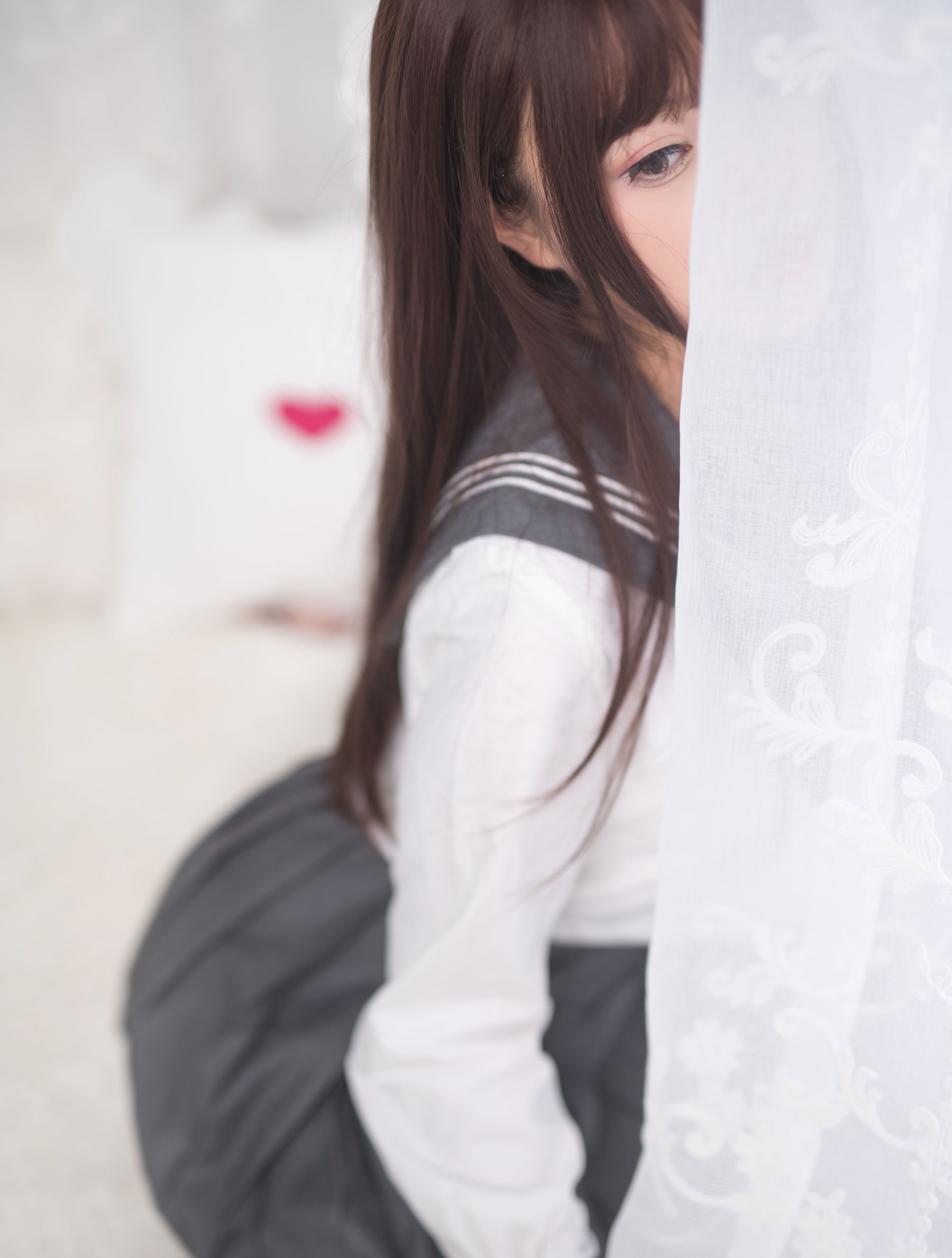 [Cosplay写真] 萌系小姐姐-白烨- - 黑丝制服少女