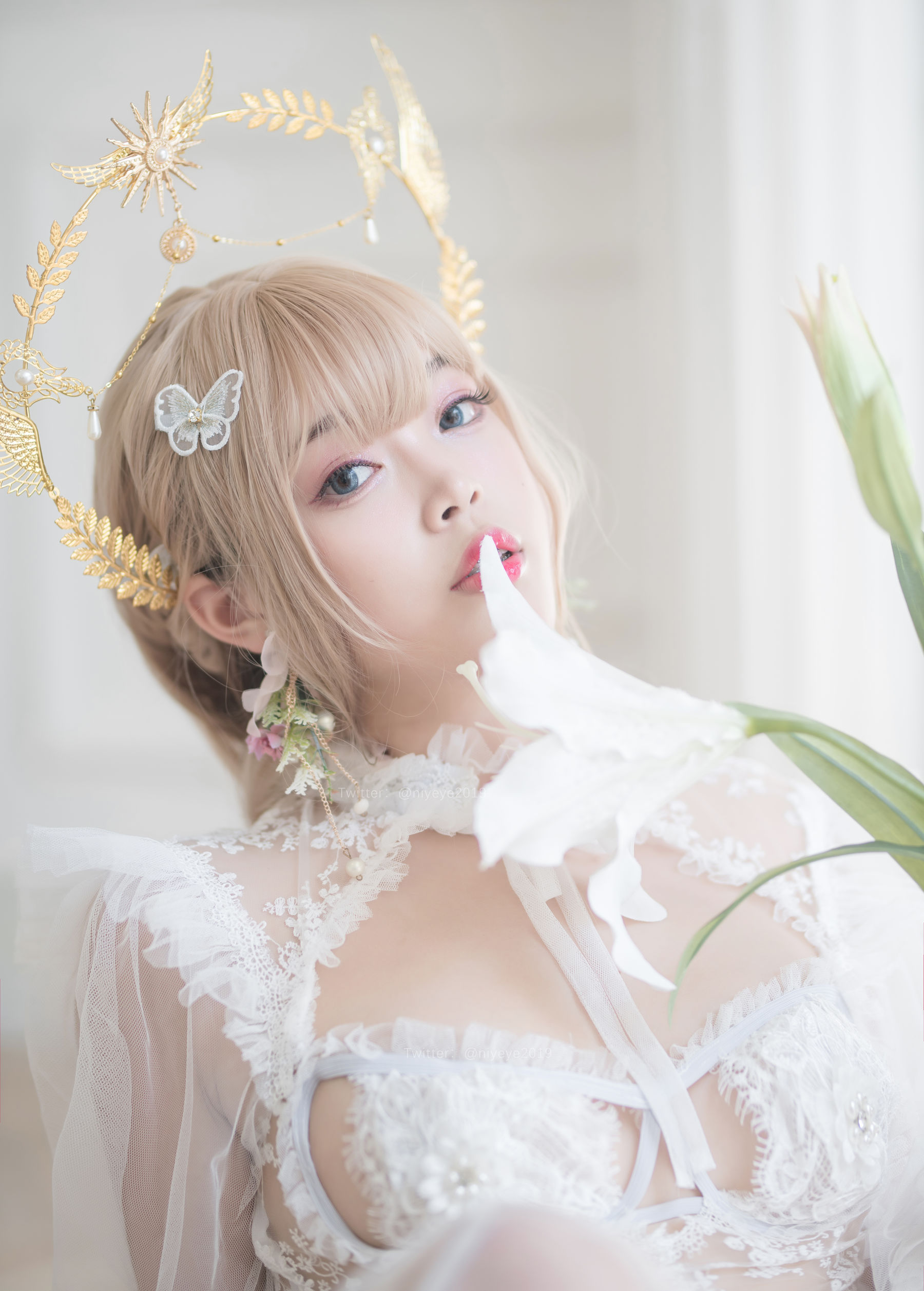 [Cosplay写真] 萌系小姐姐-白烨- - 珍珠花嫁