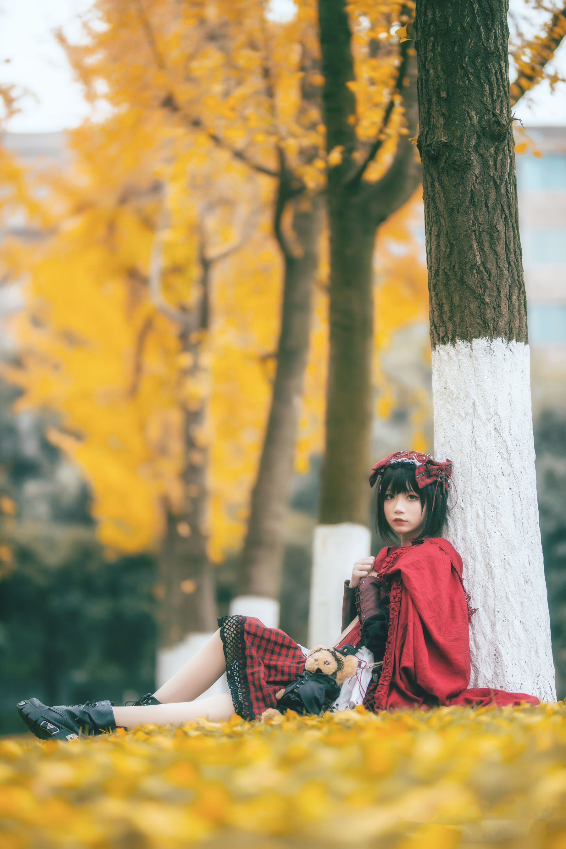 [Cosplay写真] 清纯少女五更百鬼 - 小红帽