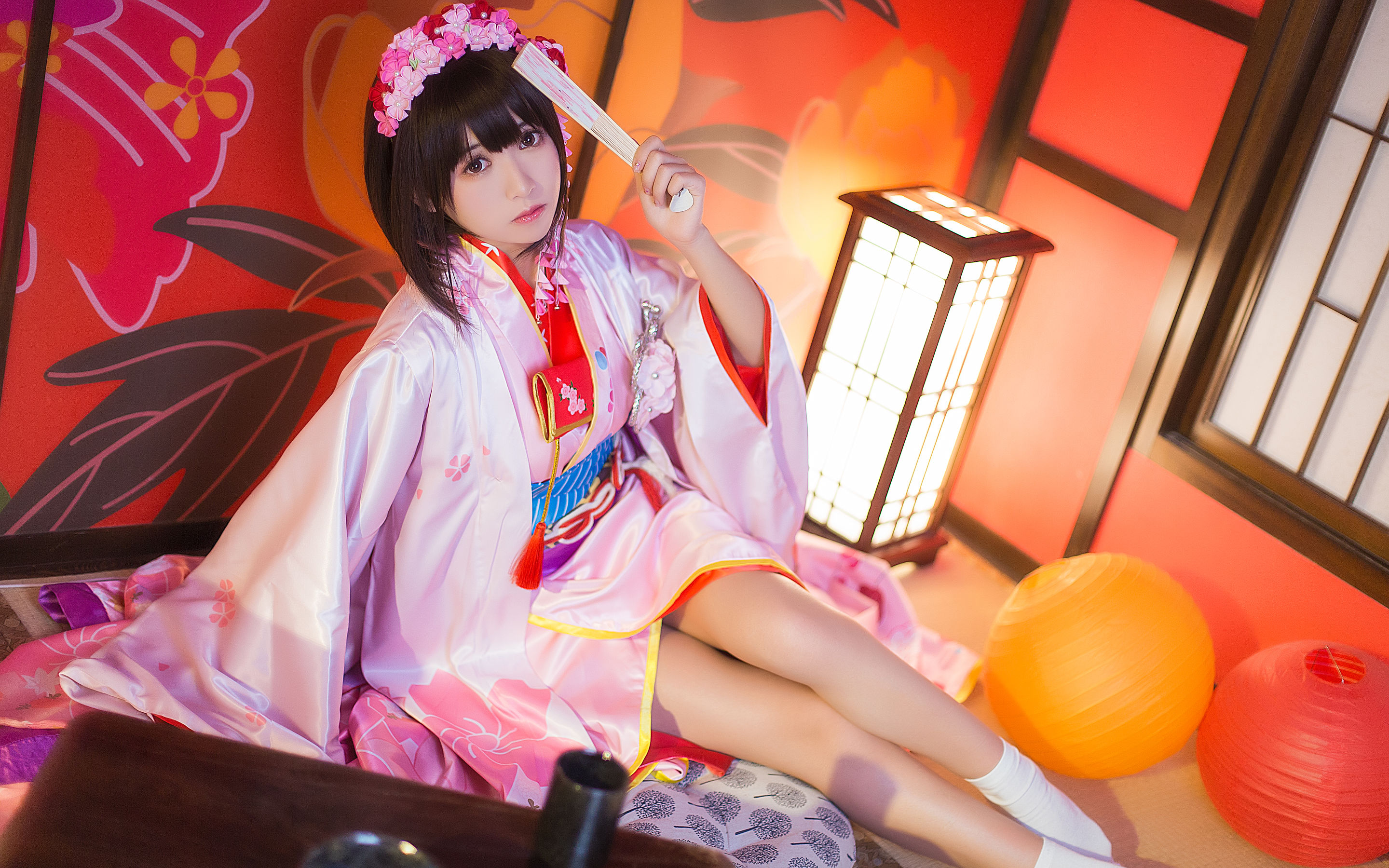 超人气Coser鳗鱼霏儿 圣人惠 和服