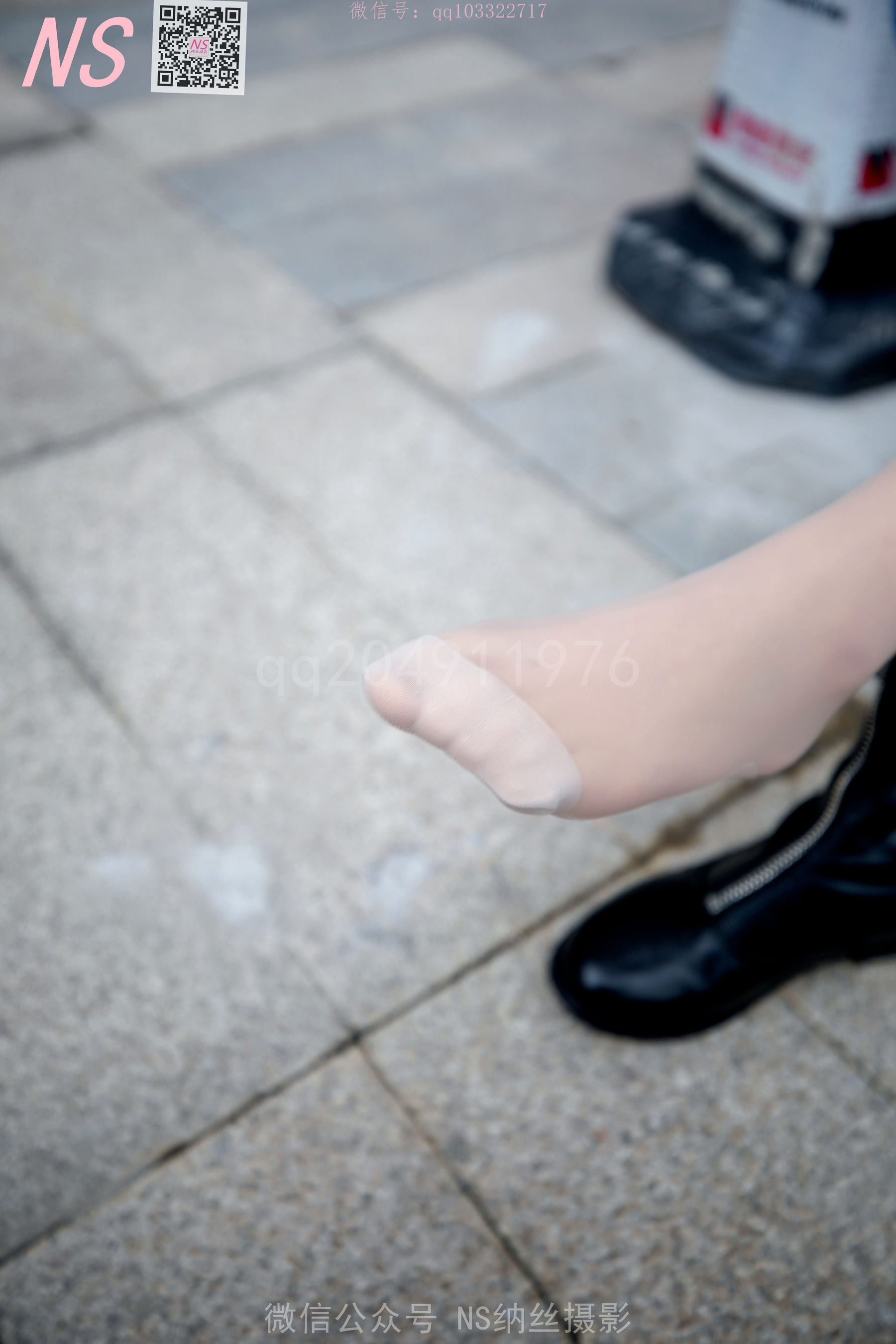 [纳丝摄影]  忆霜 特殊的美妙长靴丝袜