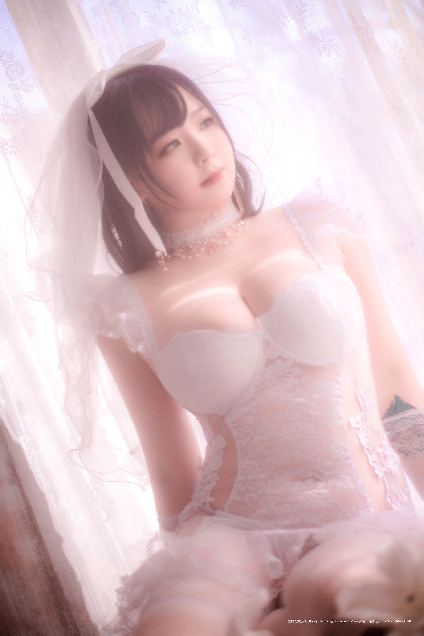 [Cosplay写真] 皮皮奶可可爱了啦 - 朦胧婚纱