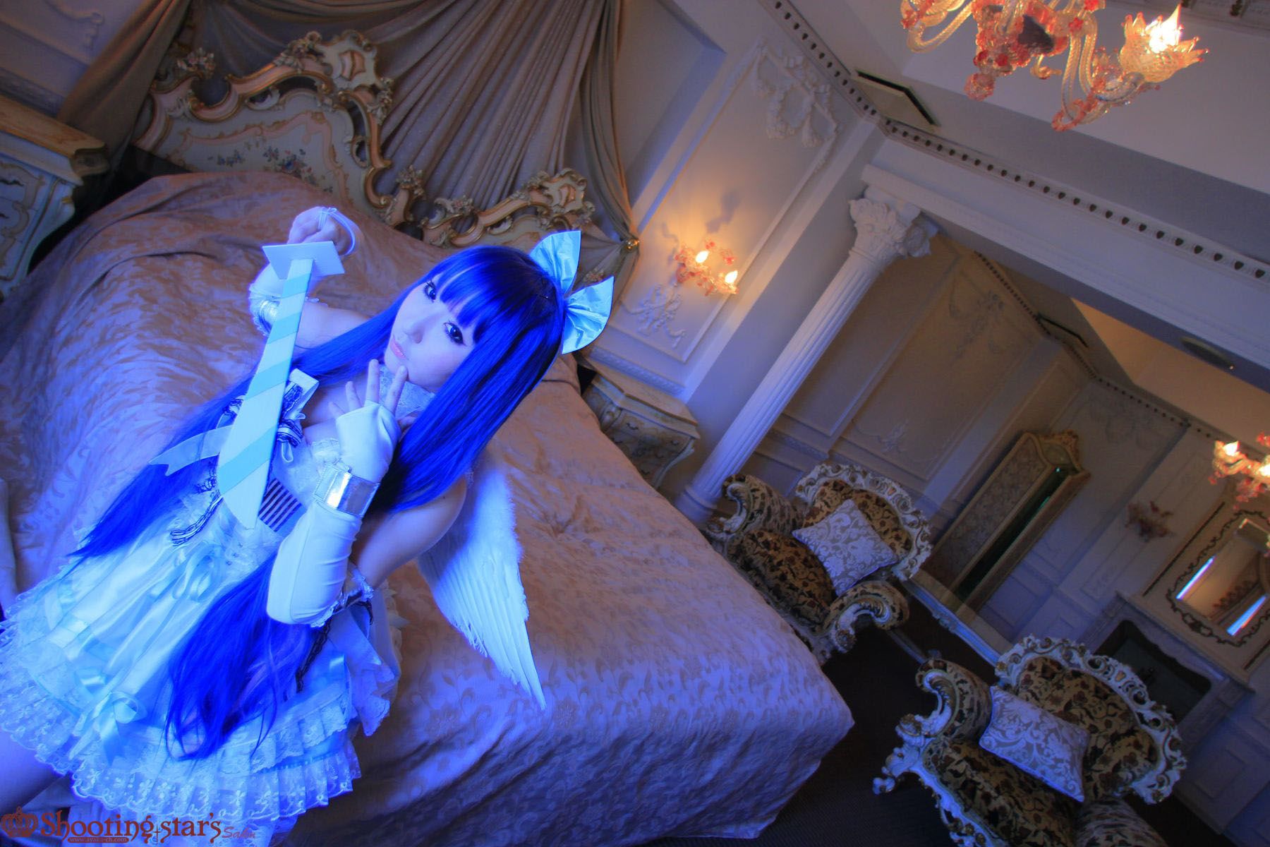 绫香サク (Saku サク Saku Ayaka) &Hanamura Saki(花邑沙希)《Panty & Stocking with Garterbelt》 [Shooting Star s]