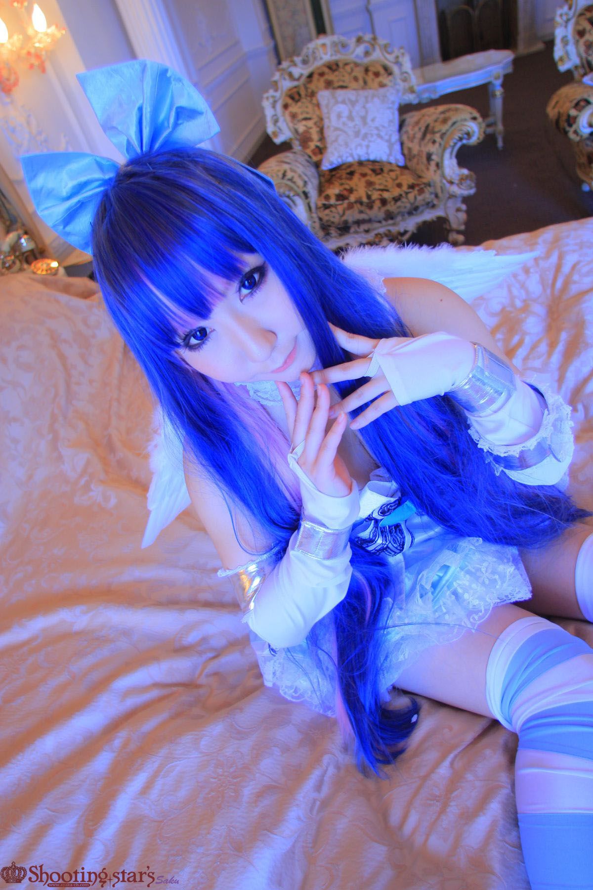 绫香サク (Saku サク Saku Ayaka) &Hanamura Saki(花邑沙希)《Panty & Stocking with Garterbelt》 [Shooting Star s]