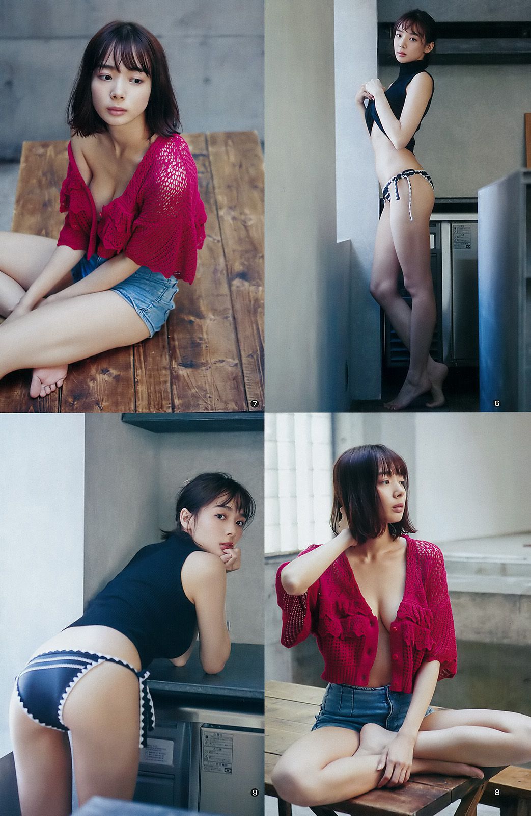 松田るか 岡田紗佳 竹内愛紗 [Weekly Young Jump] 2018年No.02 写真杂志