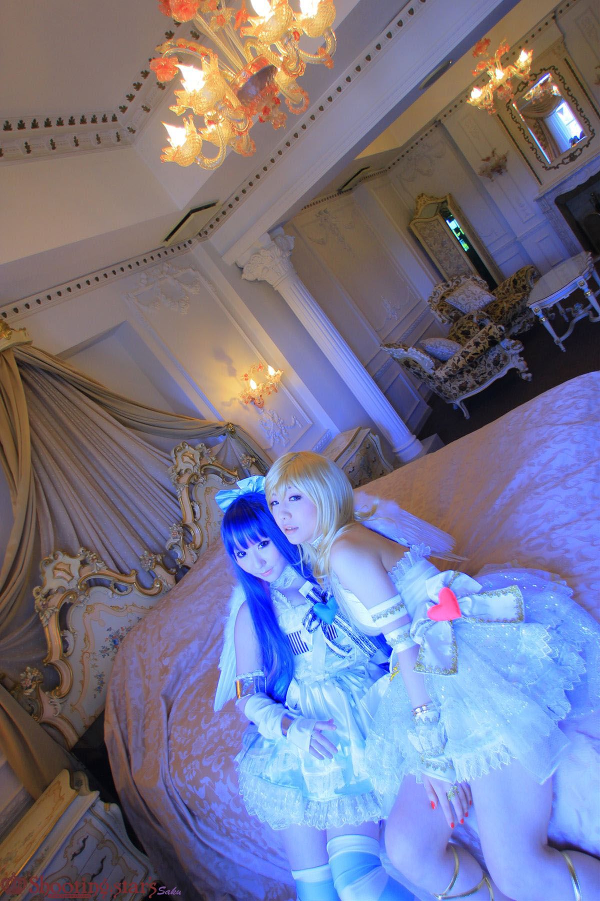 绫香サク (Saku サク Saku Ayaka) &Hanamura Saki(花邑沙希)《Panty & Stocking with Garterbelt》 [Shooting Star s]