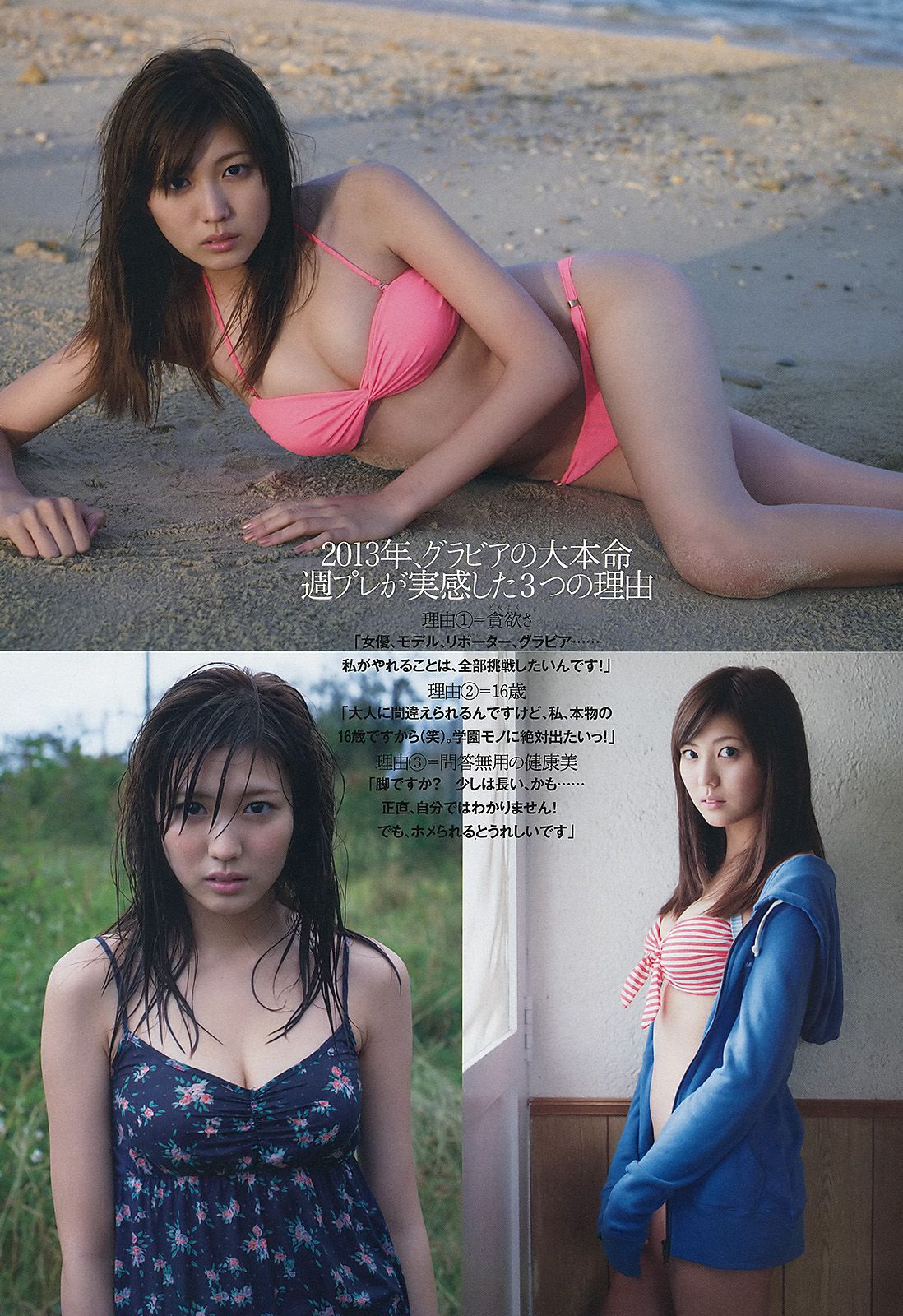 AKB48 芹那 木村文乃 岩﨑名美 杉本有美 壇蜜 金田久美子 穂川果音 [Weekly Playboy] 2013年No.01-02 写真杂志