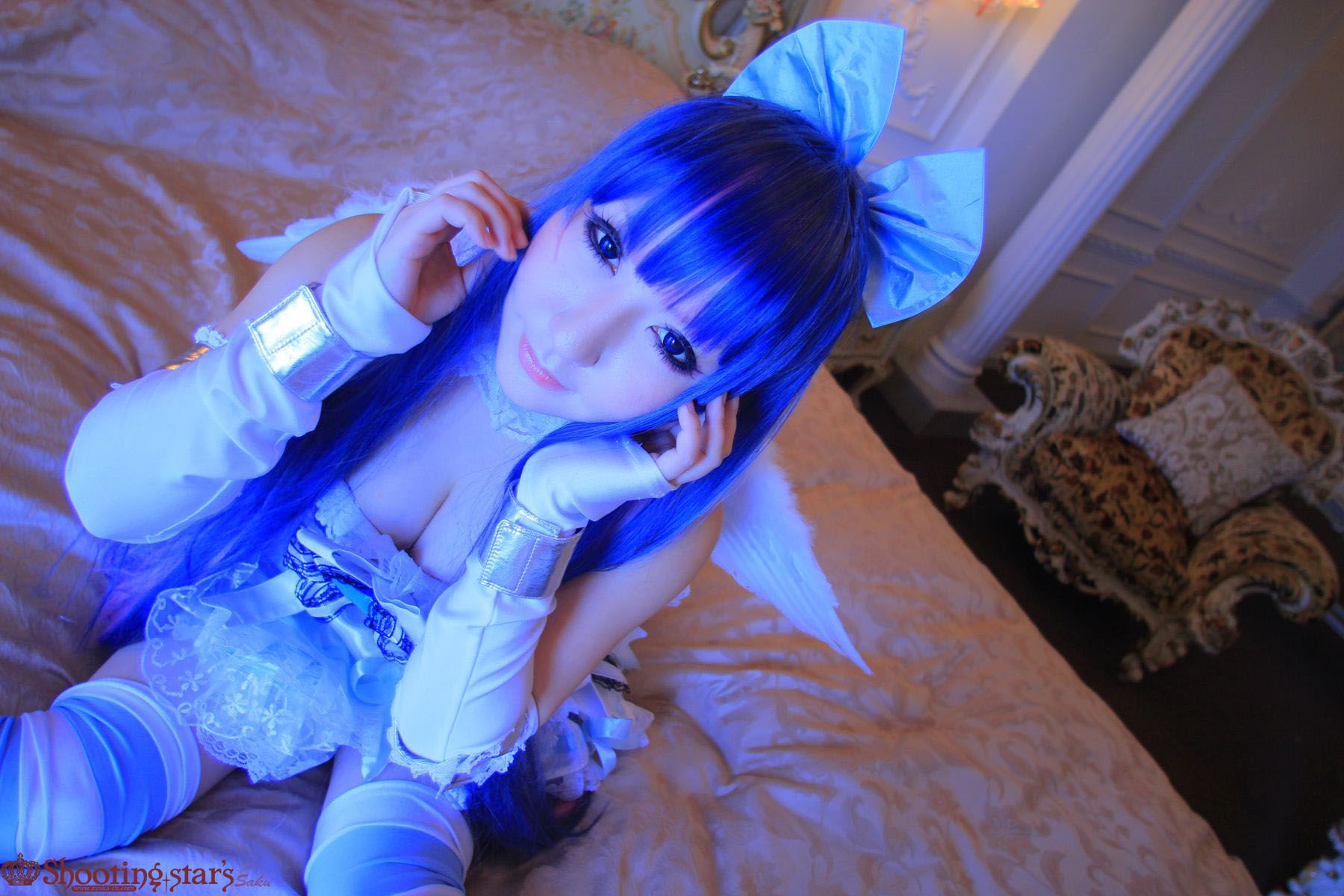 绫香サク (Saku サク Saku Ayaka) &Hanamura Saki(花邑沙希)《Panty & Stocking with Garterbelt》 [Shooting Star s]
