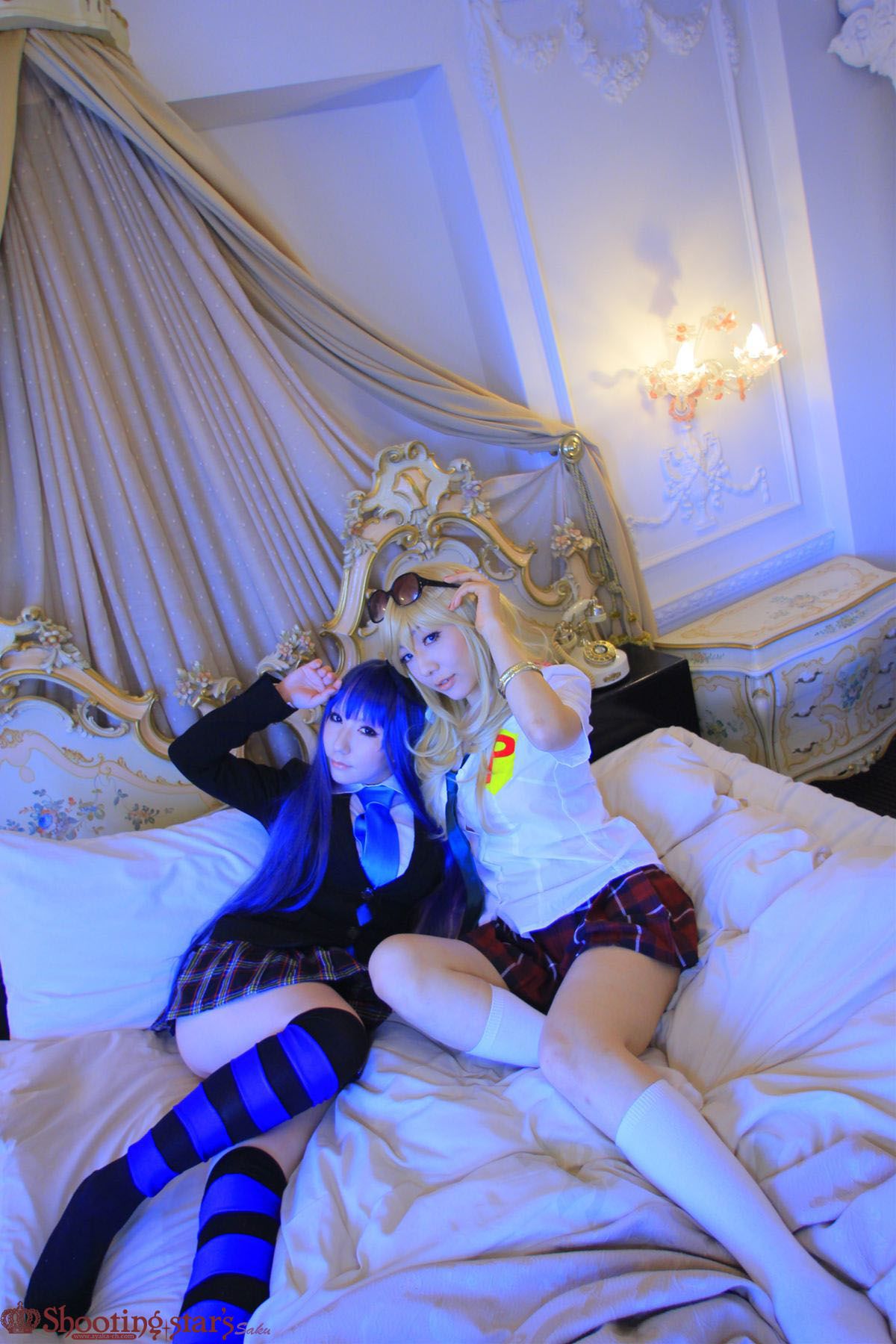 绫香サク (Saku サク Saku Ayaka) &Hanamura Saki(花邑沙希)《Panty & Stocking with Garterbelt》 [Shooting Star s]