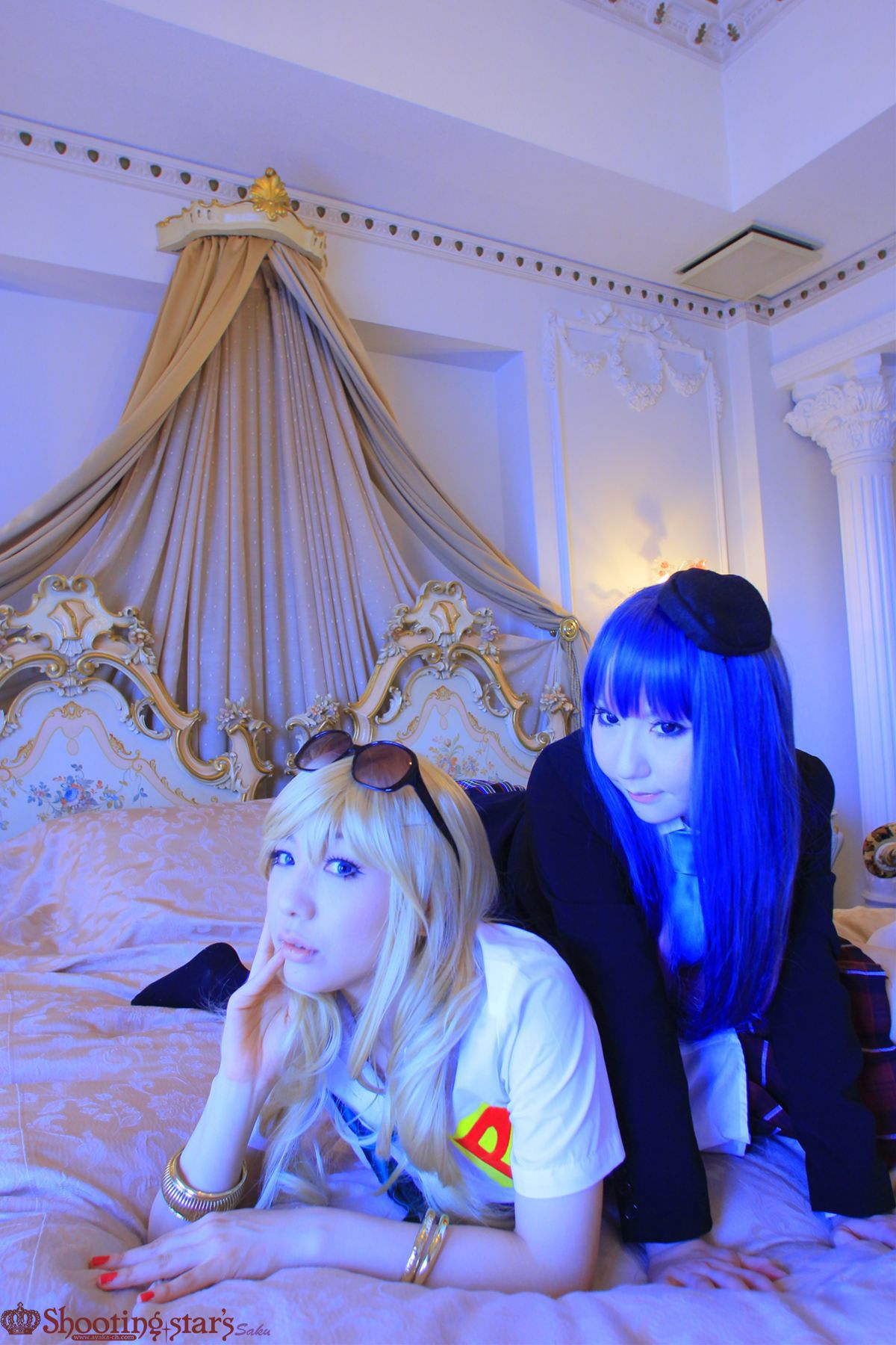 绫香サク (Saku サク Saku Ayaka) &Hanamura Saki(花邑沙希)《Panty & Stocking with Garterbelt》 [Shooting Star s]
