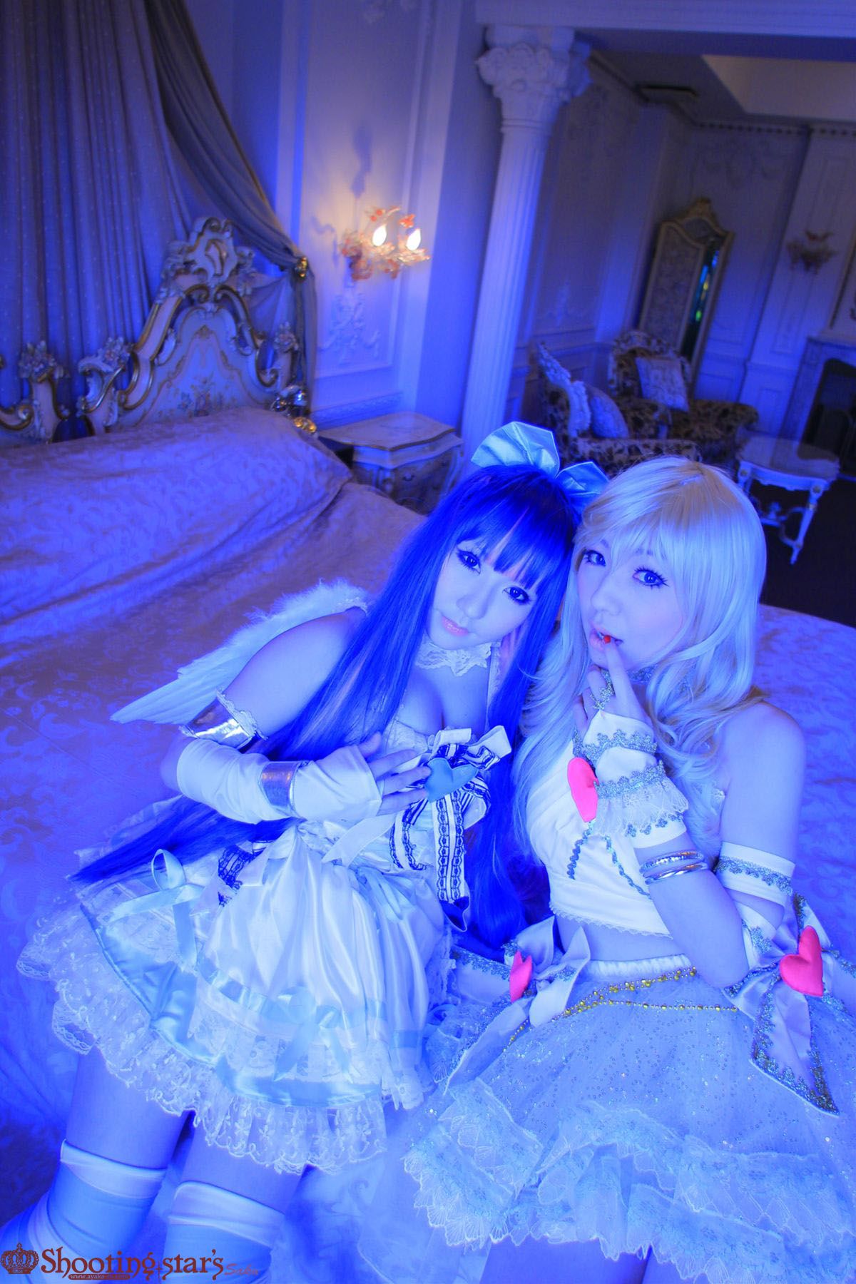 绫香サク (Saku サク Saku Ayaka) &Hanamura Saki(花邑沙希)《Panty & Stocking with Garterbelt》 [Shooting Star s]