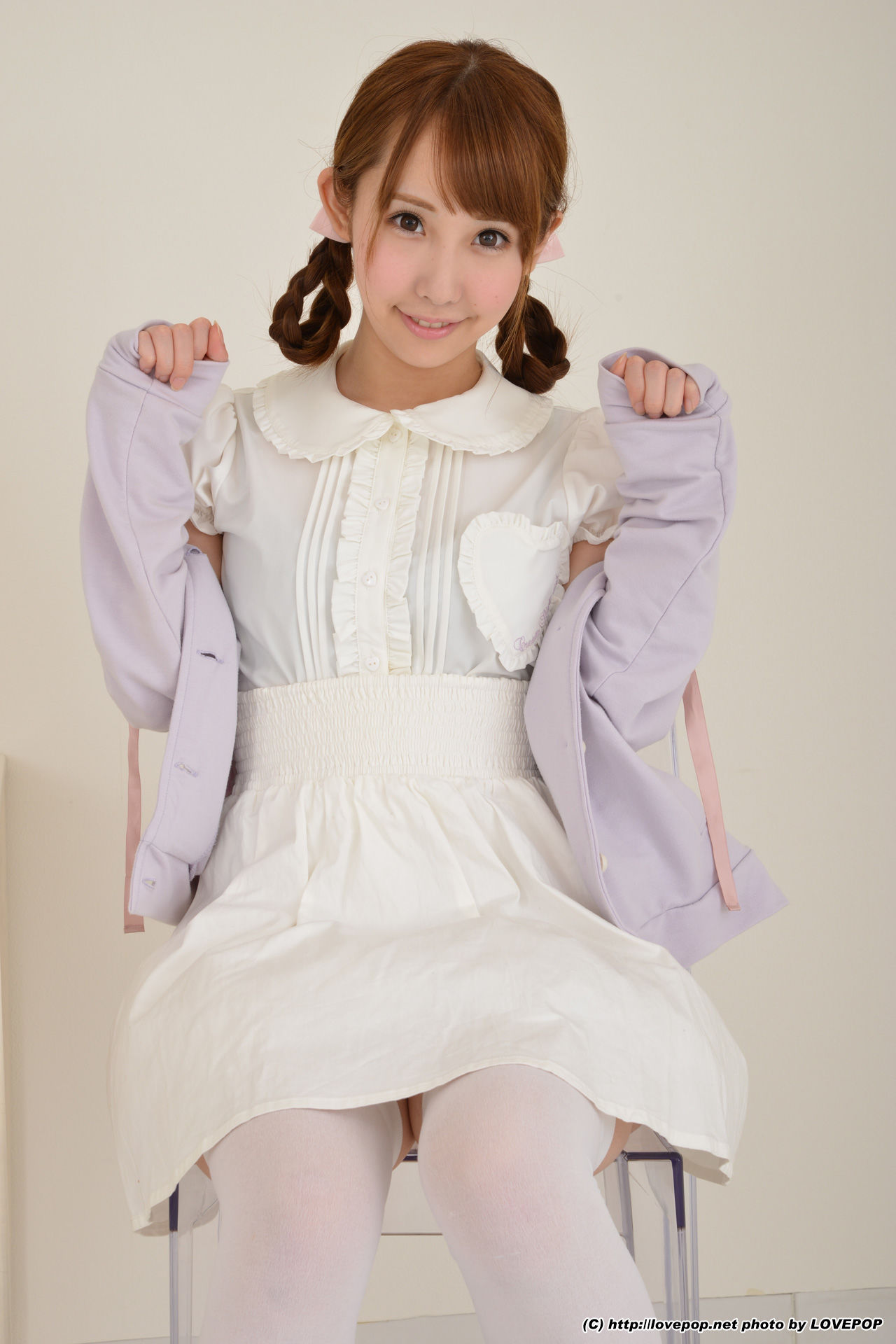 [LOVEPOP] Mai Usami 宇佐美まい transparent chair! Lolita clothes - PPV