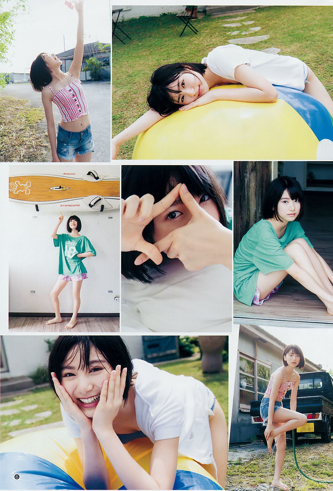 池間夏海 日比野芽奈 村西里世 西村瑠香 [Weekly Young Jump] 2018年No.39 写真杂志