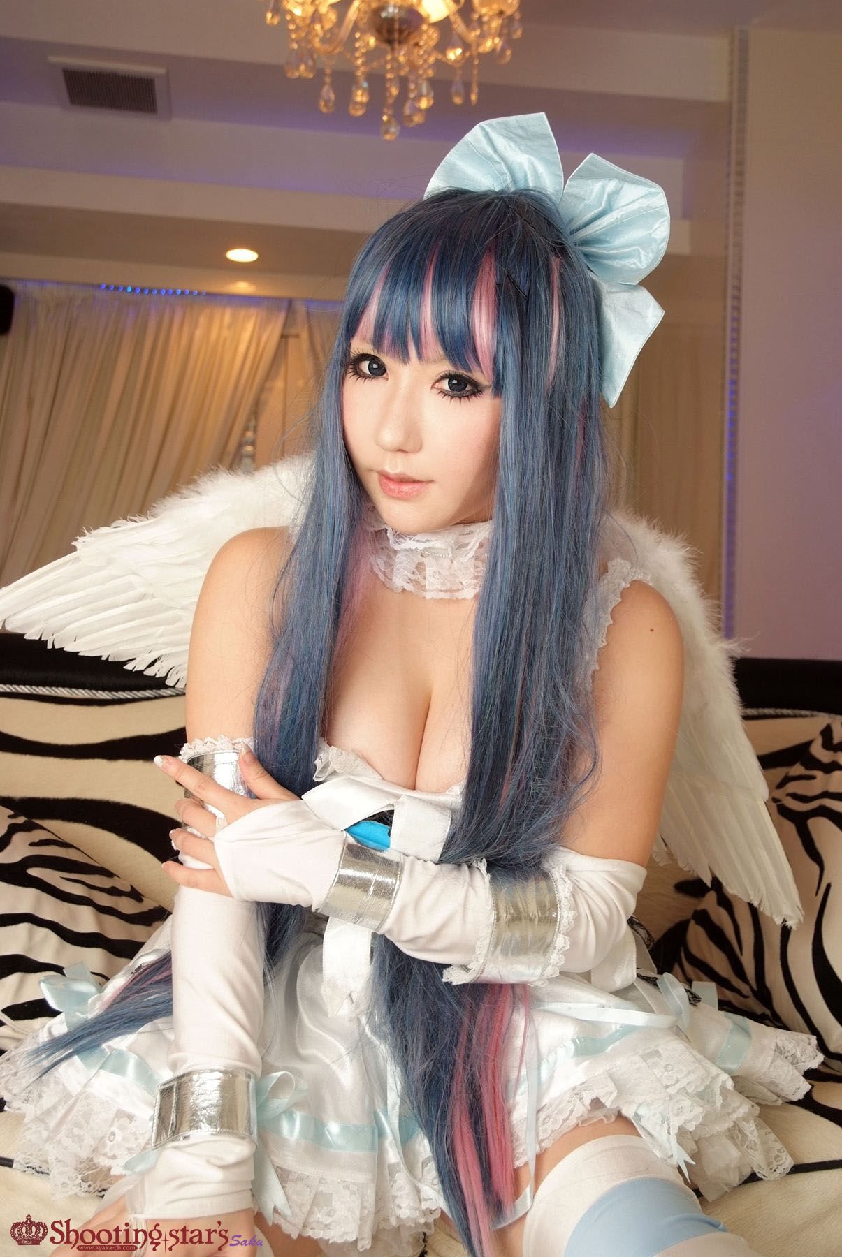 绫香サク (Saku サク Saku Ayaka) &Hanamura Saki(花邑沙希)《Panty & Stocking with Garterbelt》 [Shooting Star s]