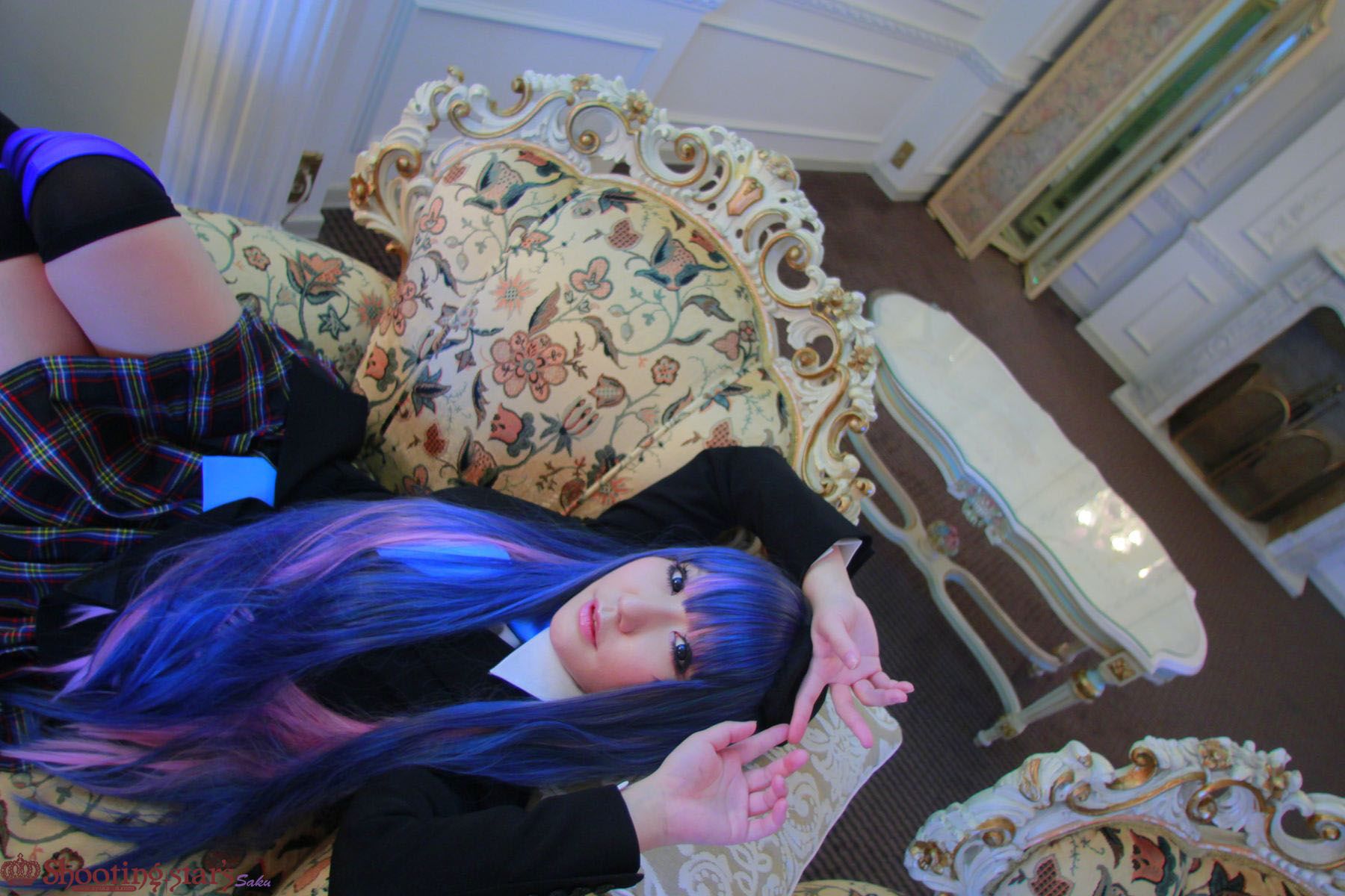 绫香サク (Saku サク Saku Ayaka) &Hanamura Saki(花邑沙希)《Panty & Stocking with Garterbelt》 [Shooting Star s]