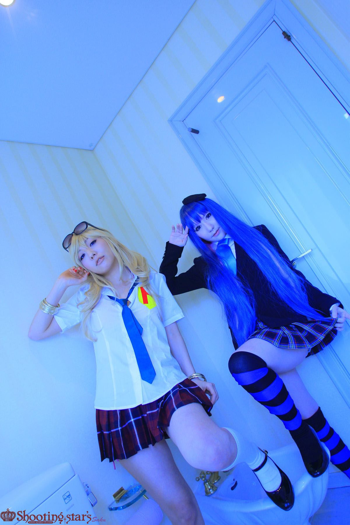绫香サク (Saku サク Saku Ayaka) &Hanamura Saki(花邑沙希)《Panty & Stocking with Garterbelt》 [Shooting Star s]