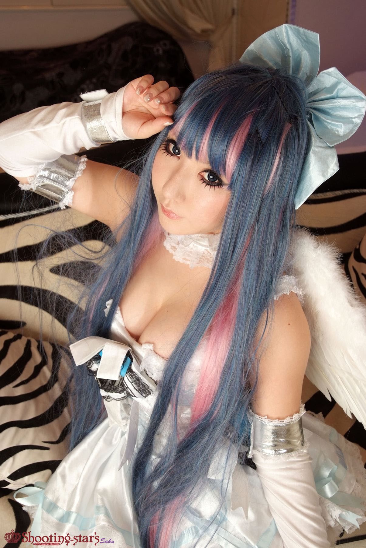 绫香サク (Saku サク Saku Ayaka) &Hanamura Saki(花邑沙希)《Panty & Stocking with Garterbelt》 [Shooting Star s]