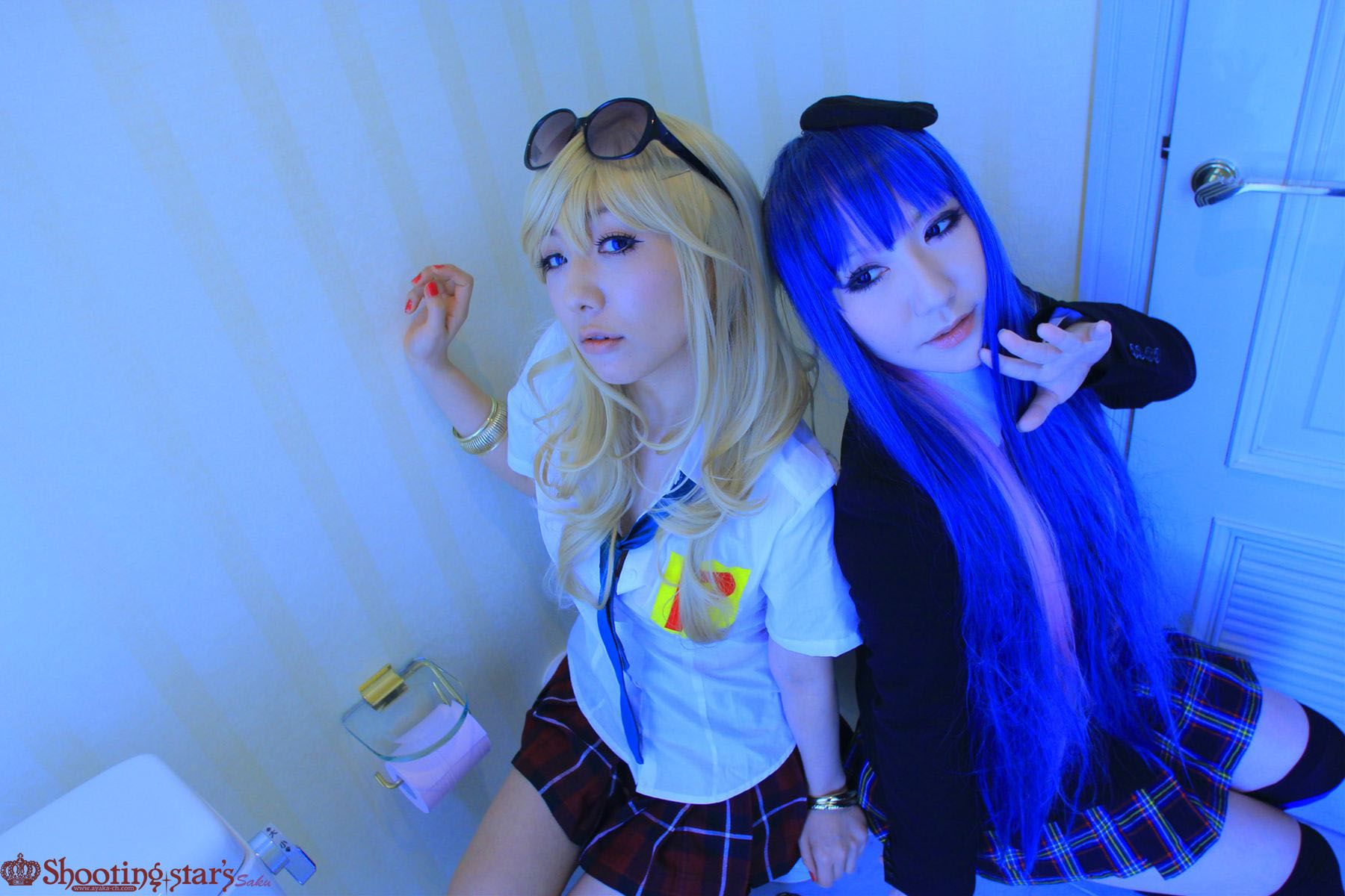 绫香サク (Saku サク Saku Ayaka) &Hanamura Saki(花邑沙希)《Panty & Stocking with Garterbelt》 [Shooting Star s]