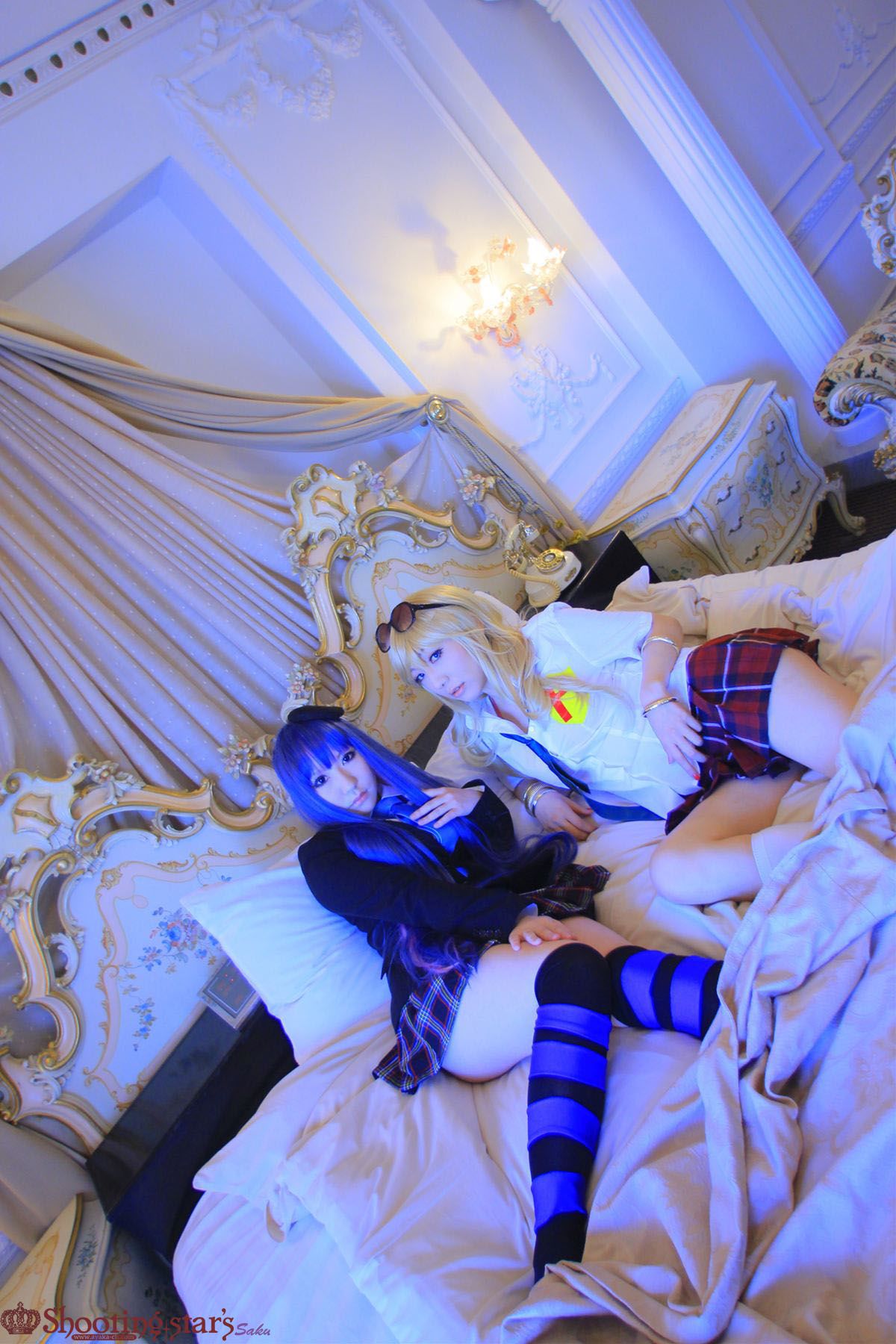 绫香サク (Saku サク Saku Ayaka) &Hanamura Saki(花邑沙希)《Panty & Stocking with Garterbelt》 [Shooting Star s]